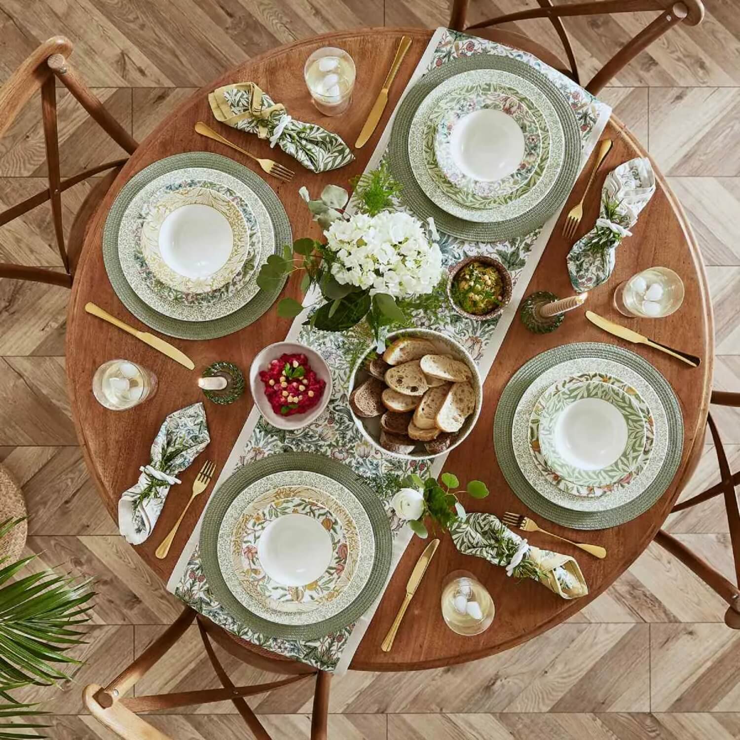 Spode Morris & Co 12-Piece Dinnerware Set - Image 6