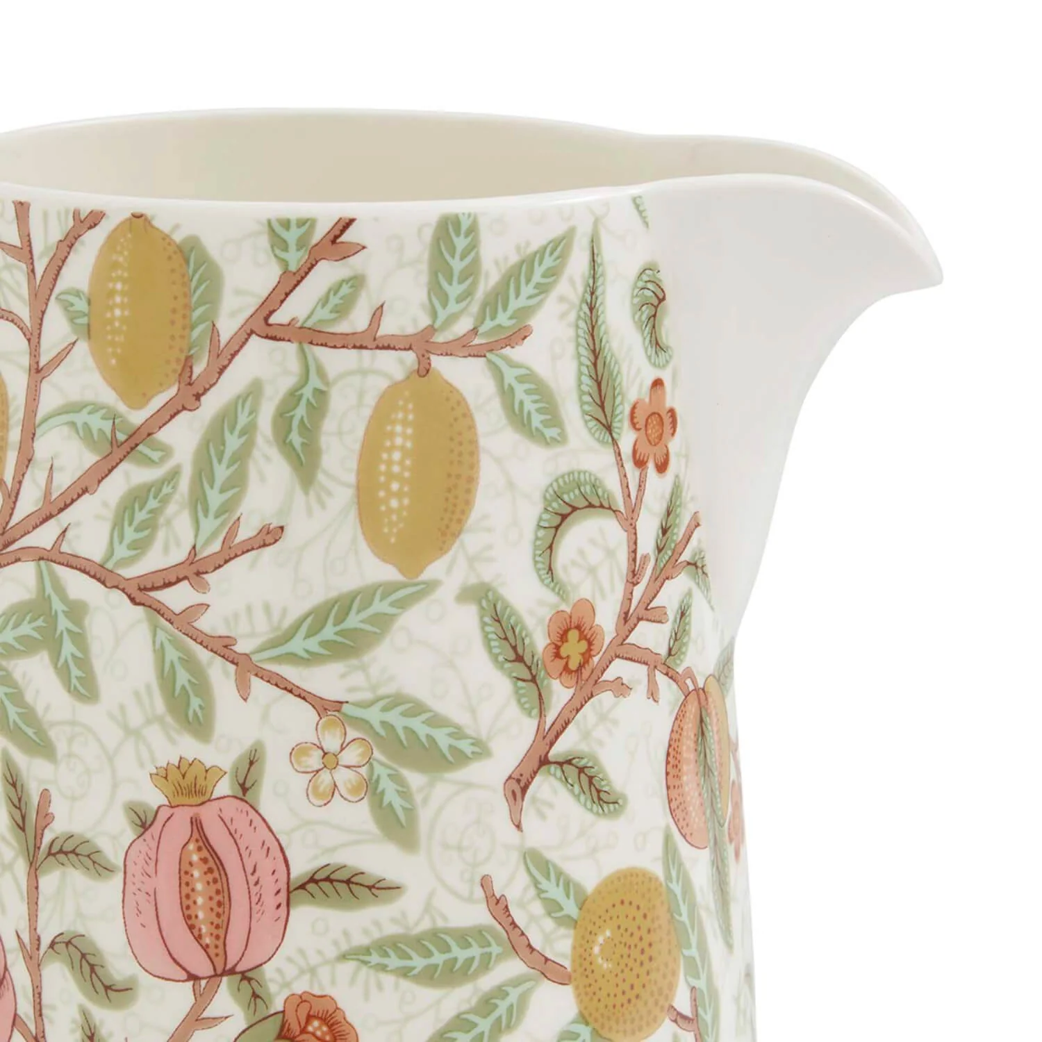 Spode Morris & Co 3-Pint Earthenware Jug - Fruit - Image 2