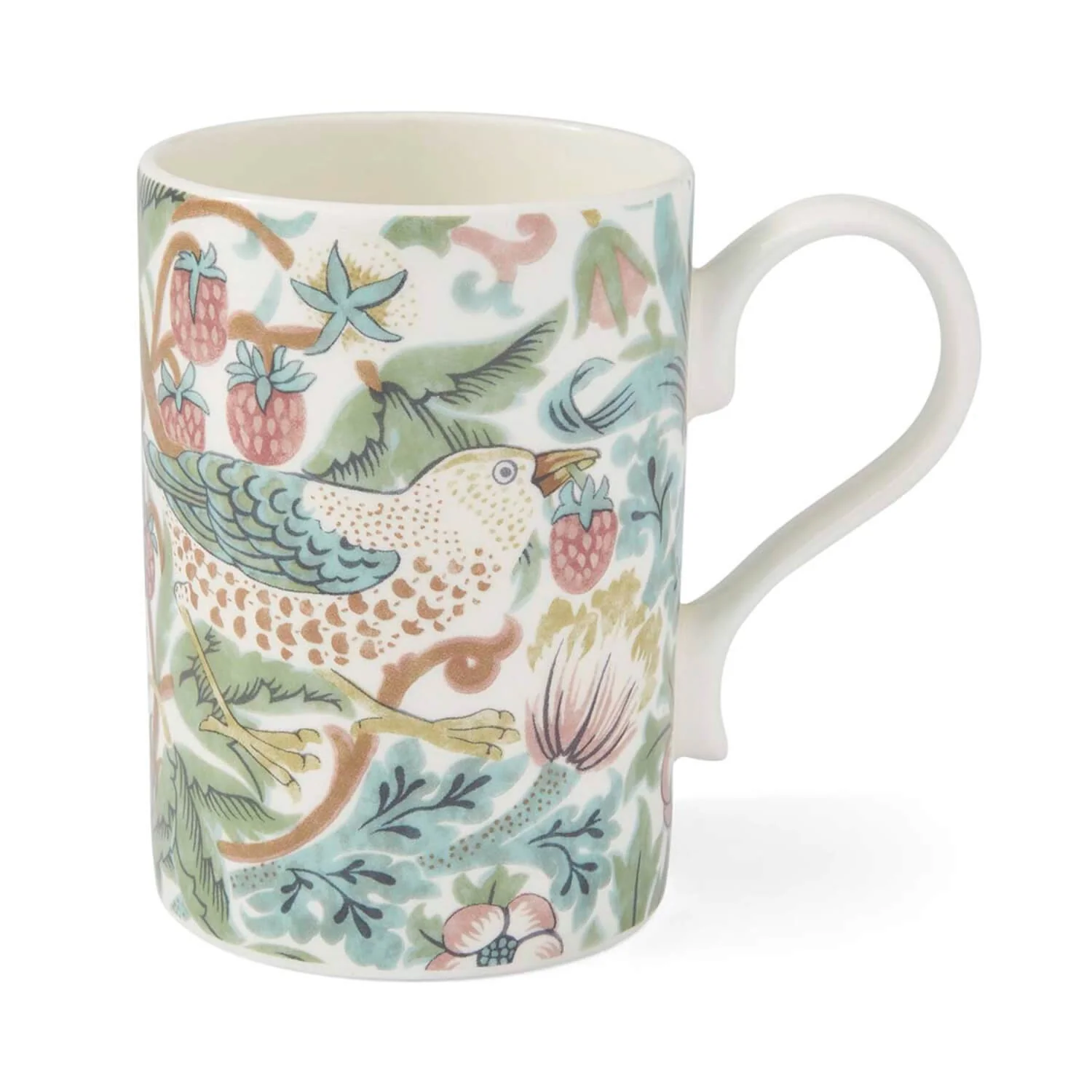 Spode Morris & Co 340ml Earthenware Mug - Strawberry Thief