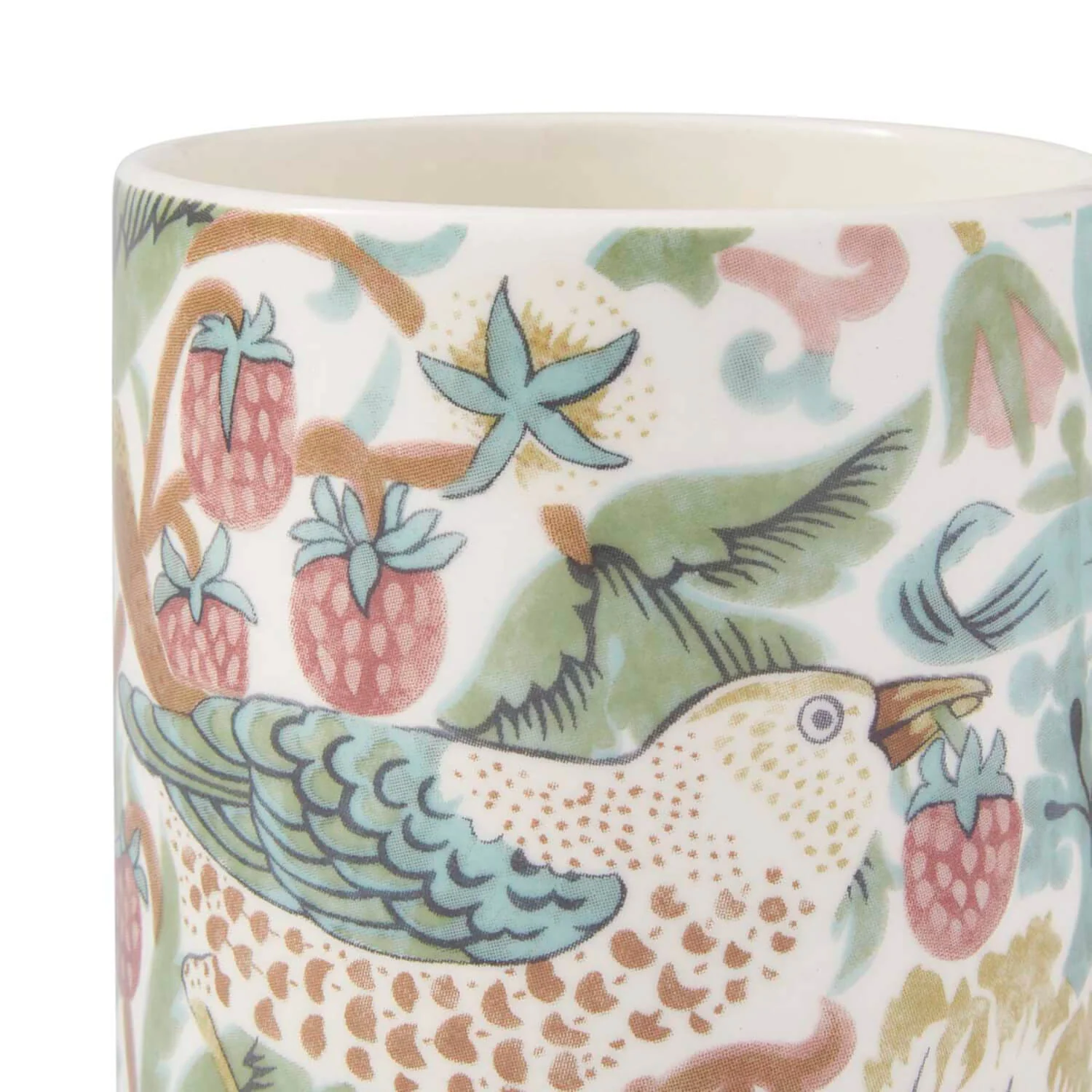 Spode Morris & Co 340ml Earthenware Mug - Strawberry Thief - Image 2