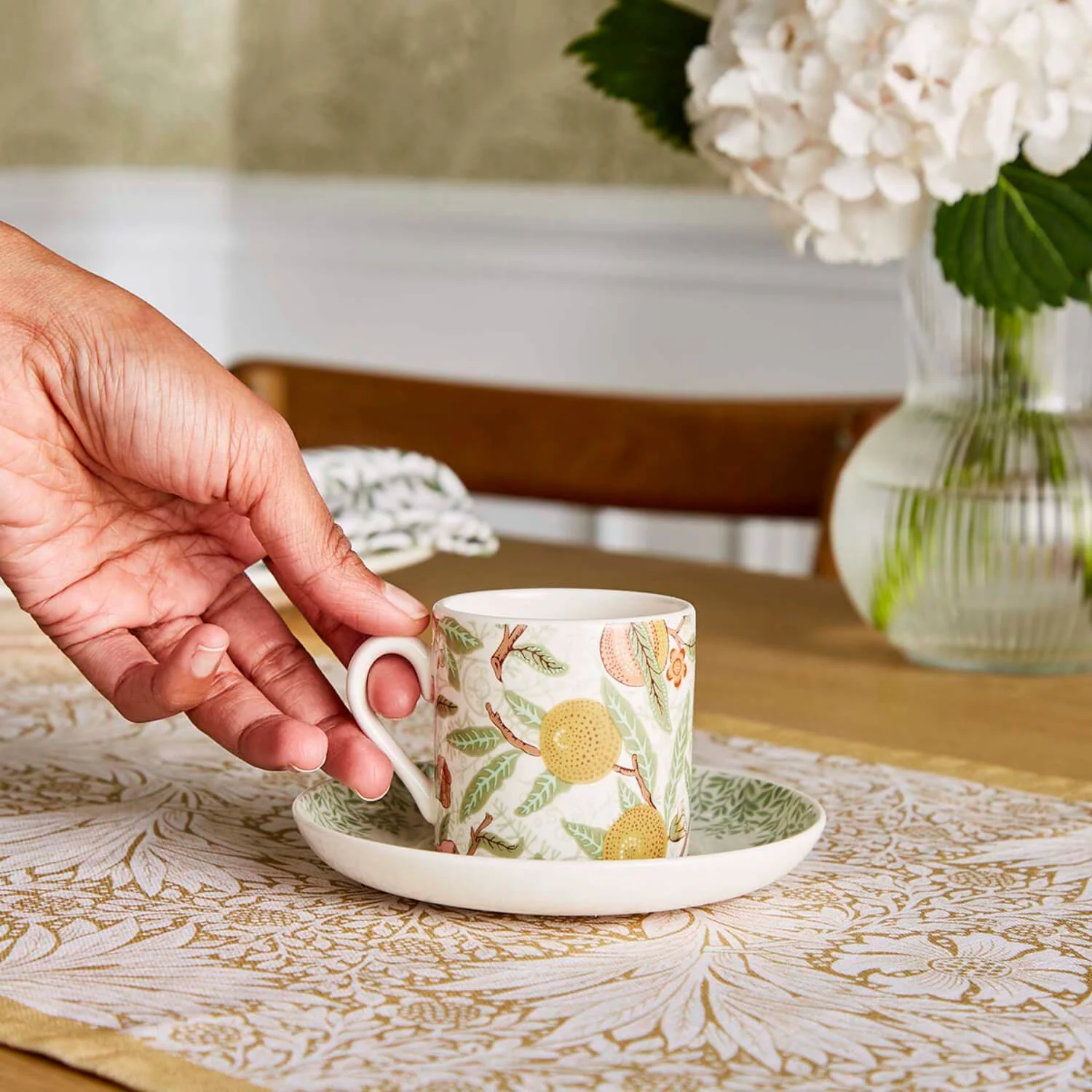 Spode Morris & Co Earthenware Espresso Cup & Saucer - Assorted Designs - Image 12