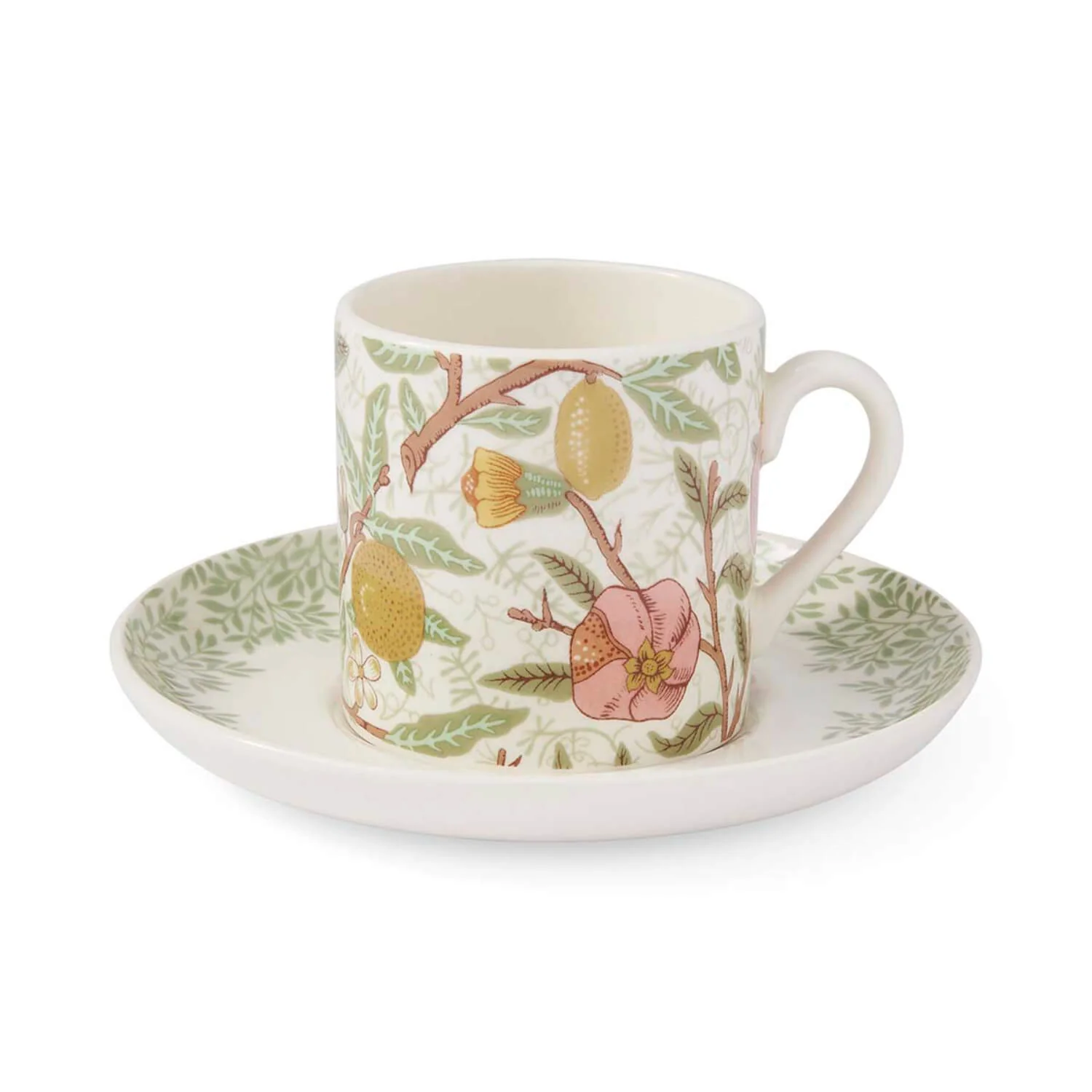 Spode Morris & Co Earthenware Espresso Cup & Saucer - Assorted Designs - Image 2