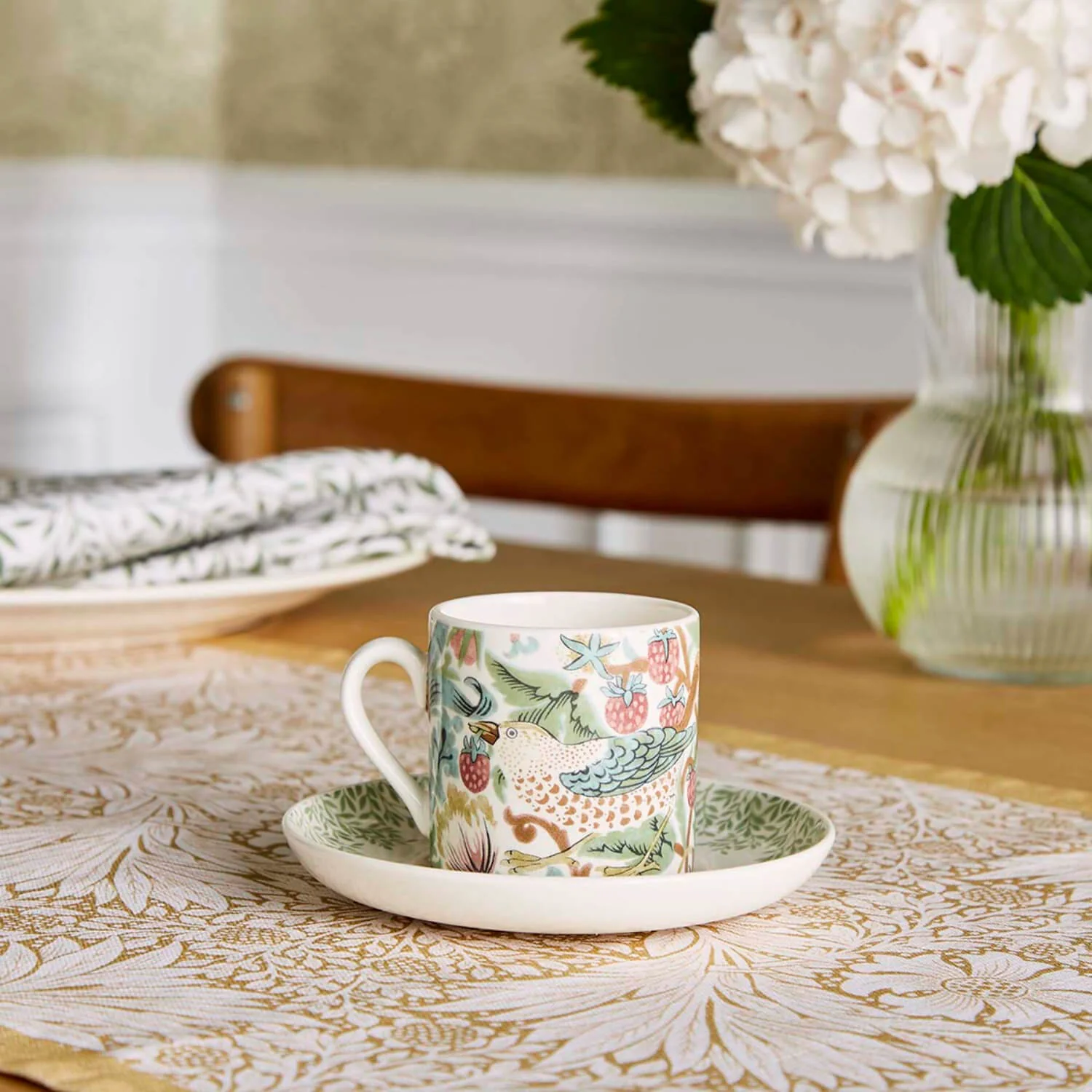 Spode Morris & Co Earthenware Espresso Cup & Saucer - Assorted Designs - Image 9