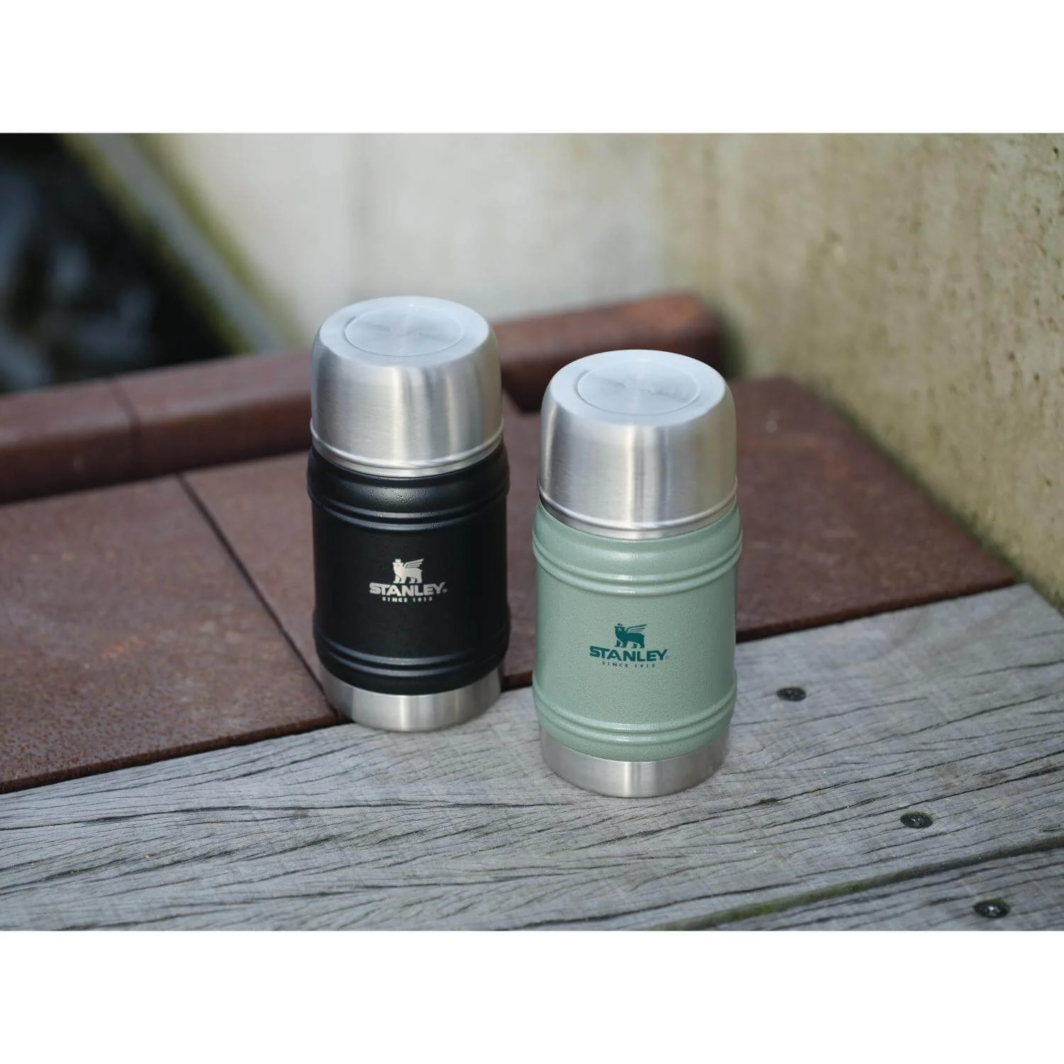 Stanley The Artisan 500ml Thermal Food Jar - Hammertone Green - Image 3