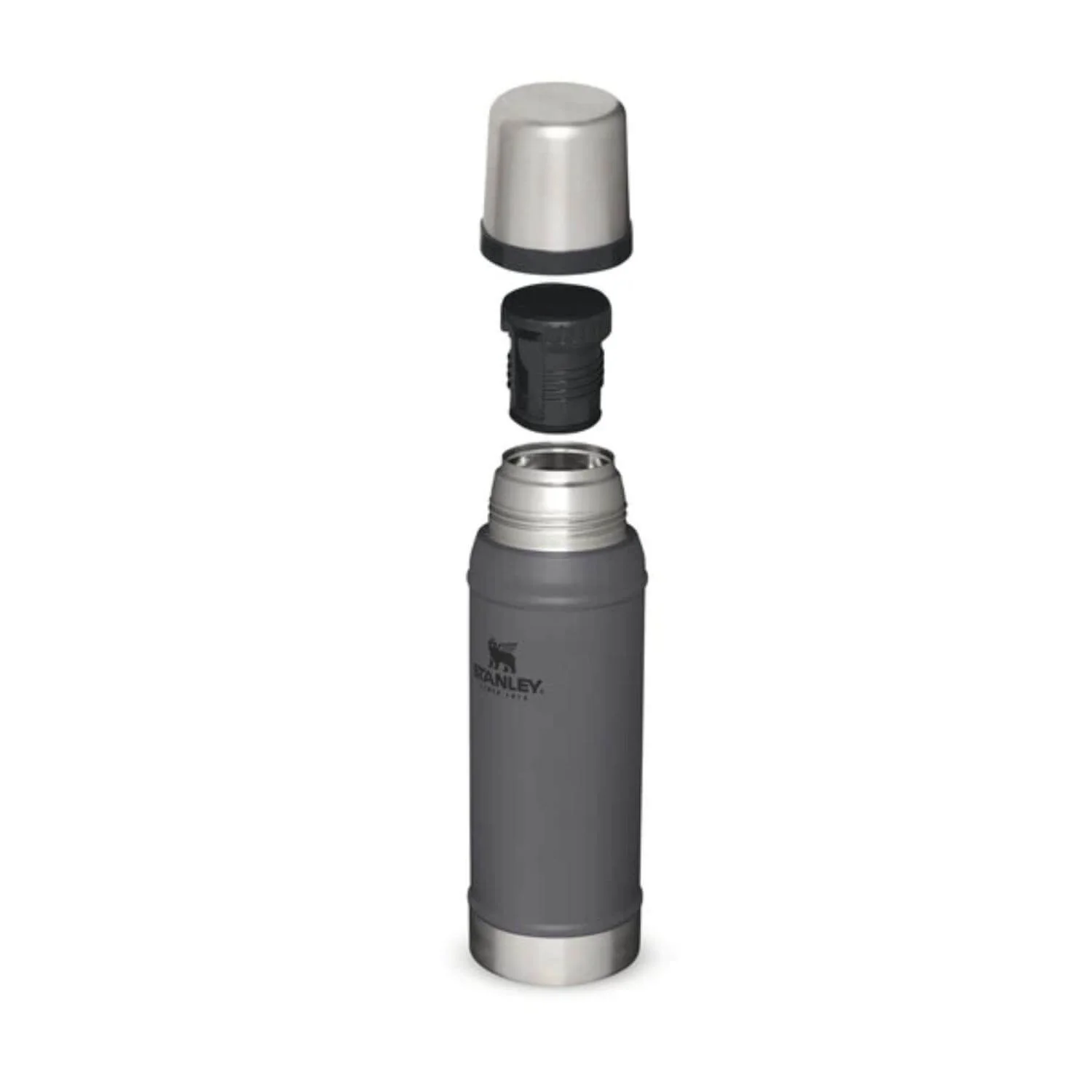 Stanley Legendary Classic 750ml Insulated Drinks Bottle - Charcoal - Image 2