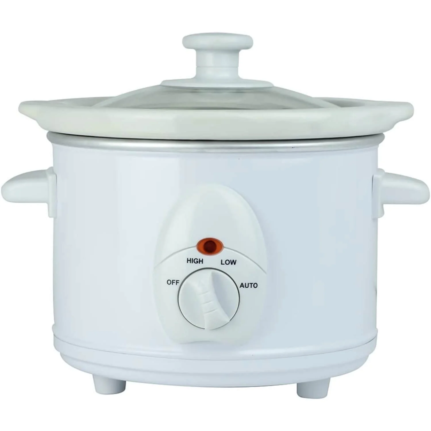 Status Austin 1.5 Litre Round Slow Cooker - White