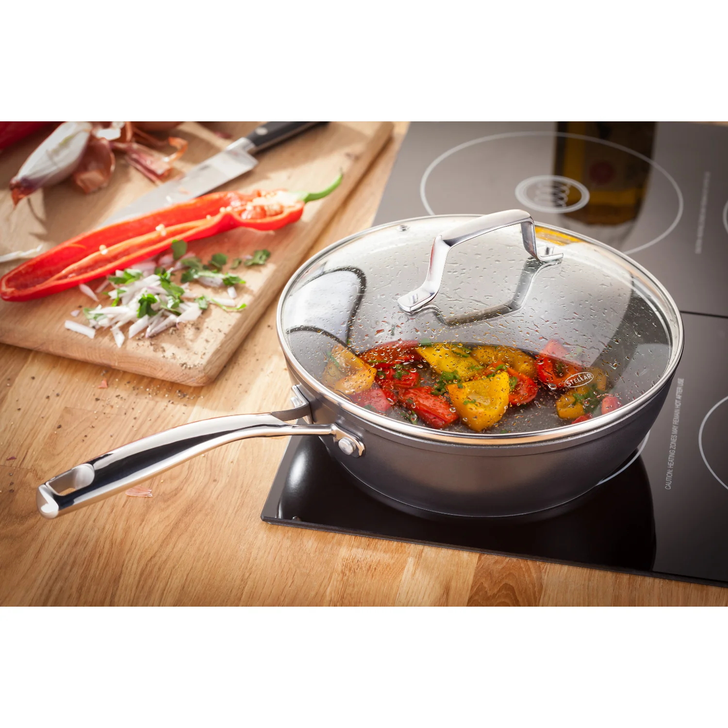 Stellar Rocktanium Non-Stick Saute Pan - 24cm - Image 2