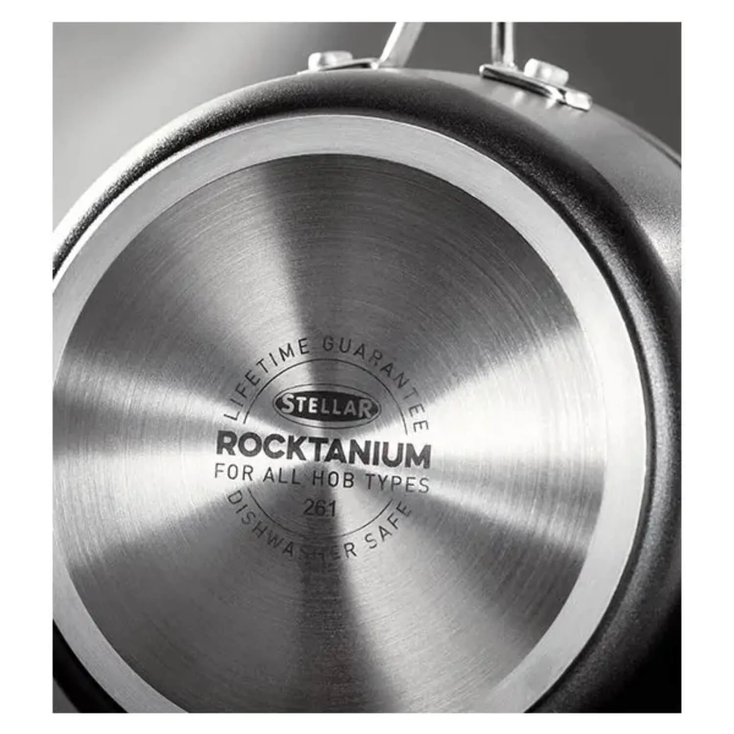 Stellar Rocktanium 3-Piece Non-Stick Saucepan Set with Glass Lids - Image 3