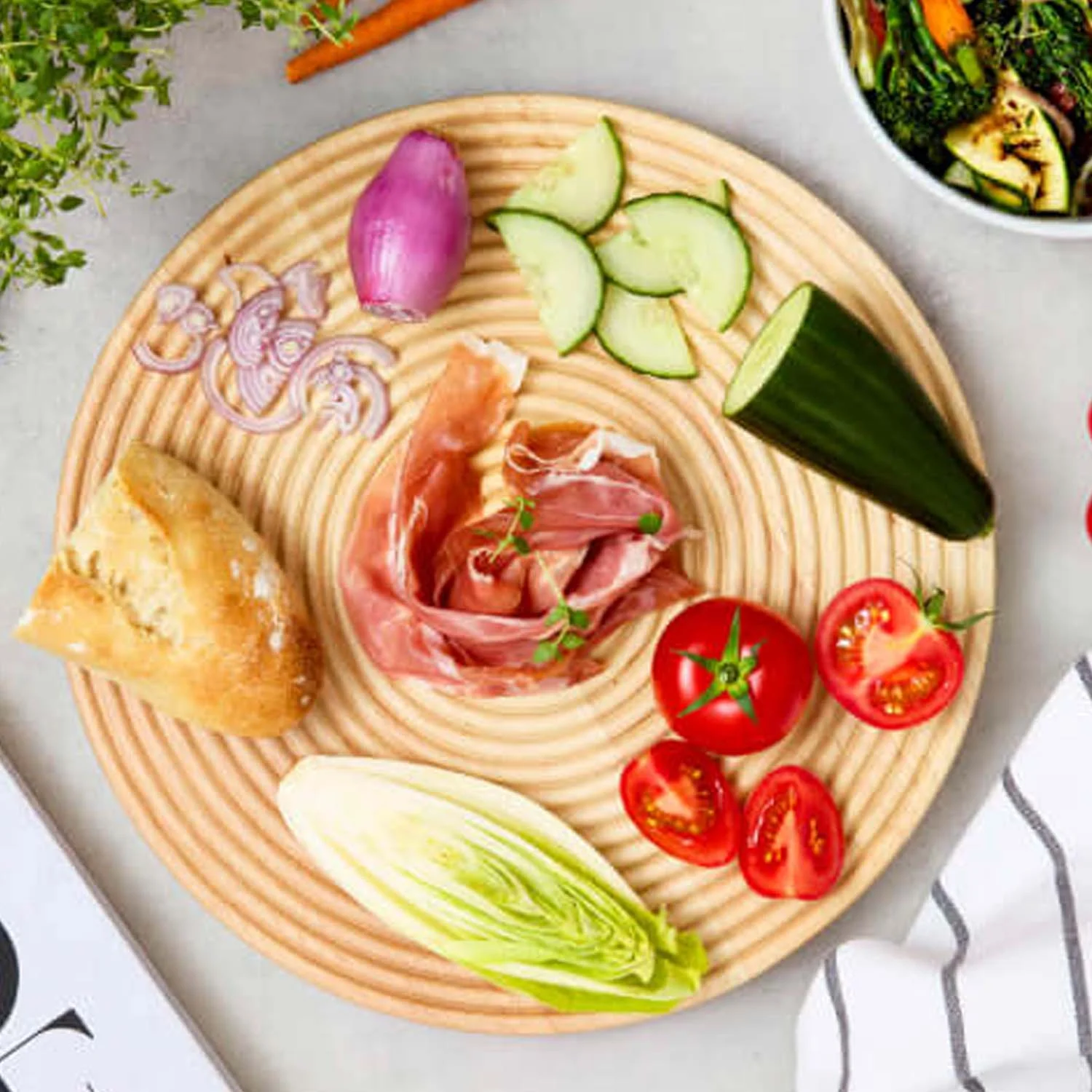 Sur La Table Colour Me Happy Round Chopping & Serving Board - Medium - Image 4