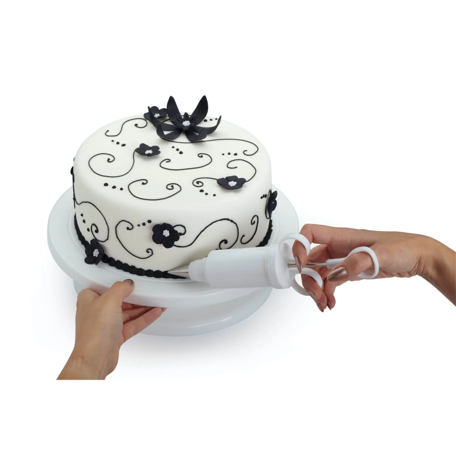 Sweetly Does It Revolving Cake Decorating Turntable - Image 3
