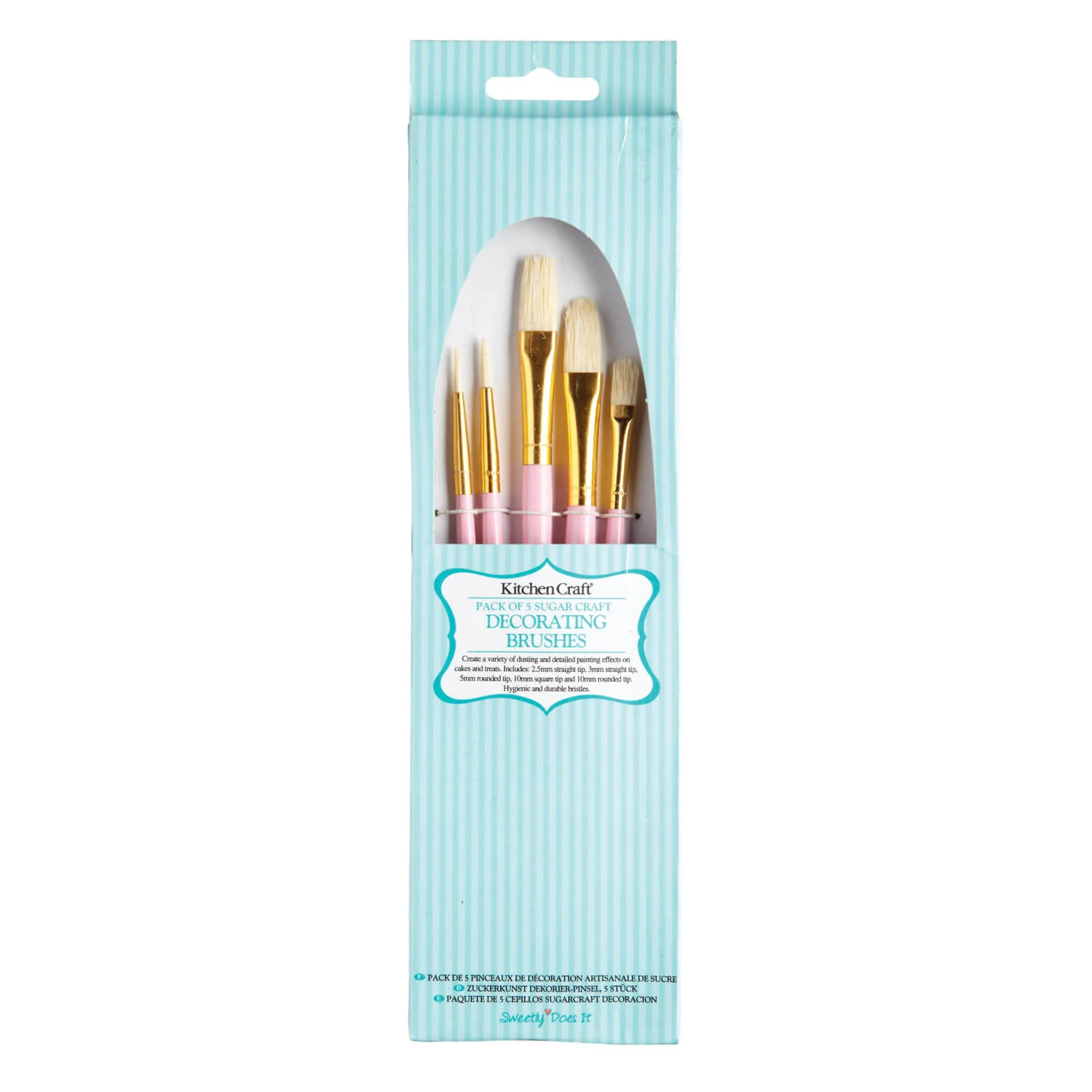 Sweetly Does It Sugarcraft Decorating Brushes - Set Of 5 - Image 5