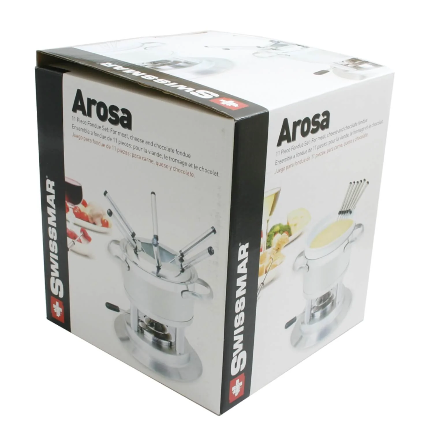 Swissmar Arosa 11-Piece Stainless Steel Fondue Set - Image 3