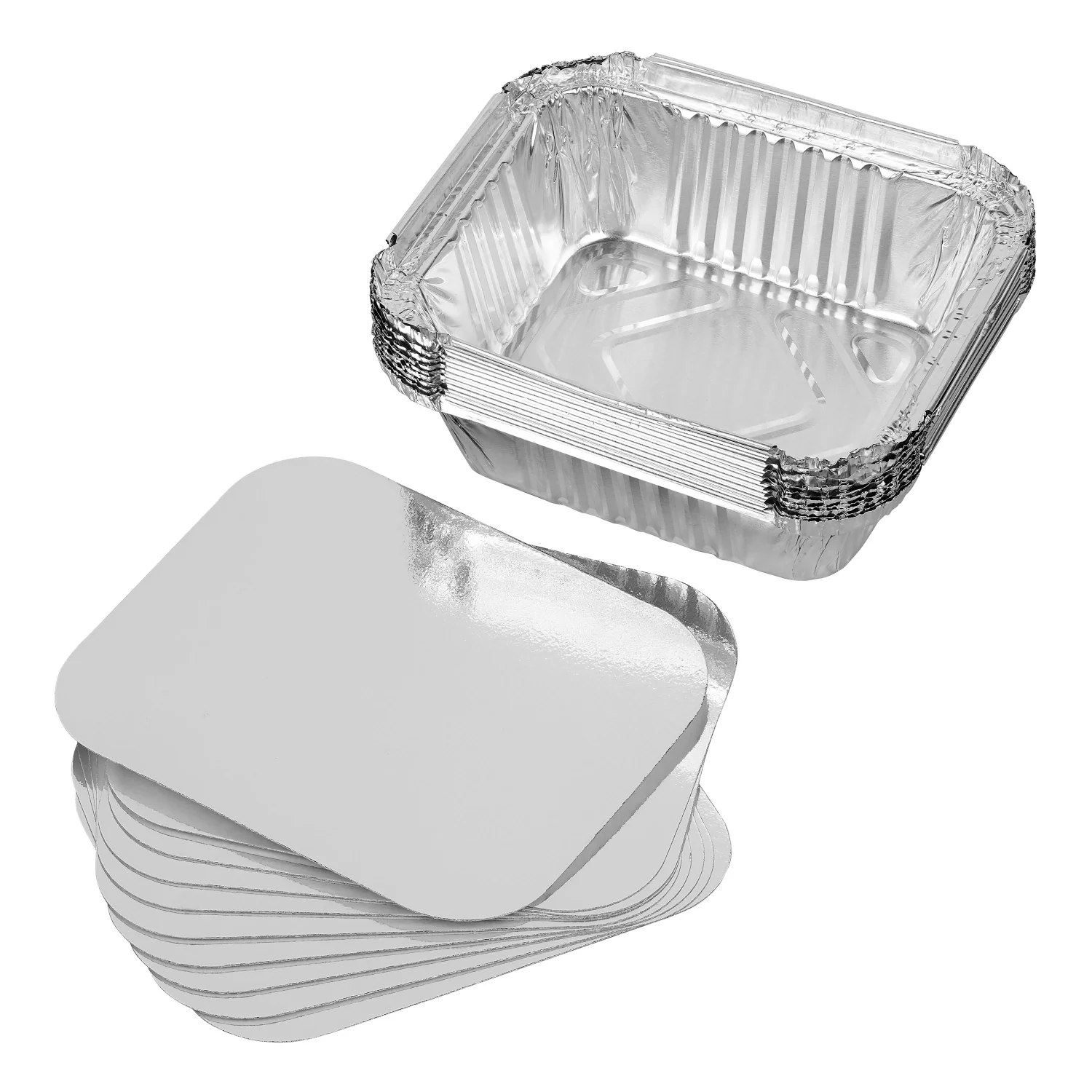Tala 15cm x 12cm Foil Baking Containers with Lid -Pack of 10 - Image 4