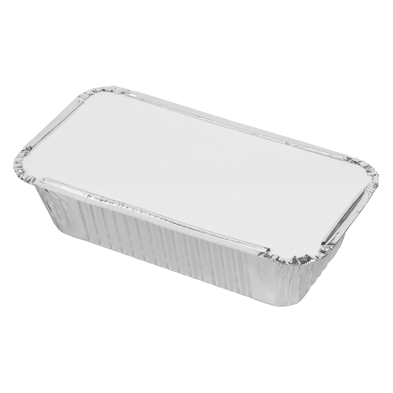 Tala 20cm x 11cm Foil Baking Containers with Lid -Pack of 10