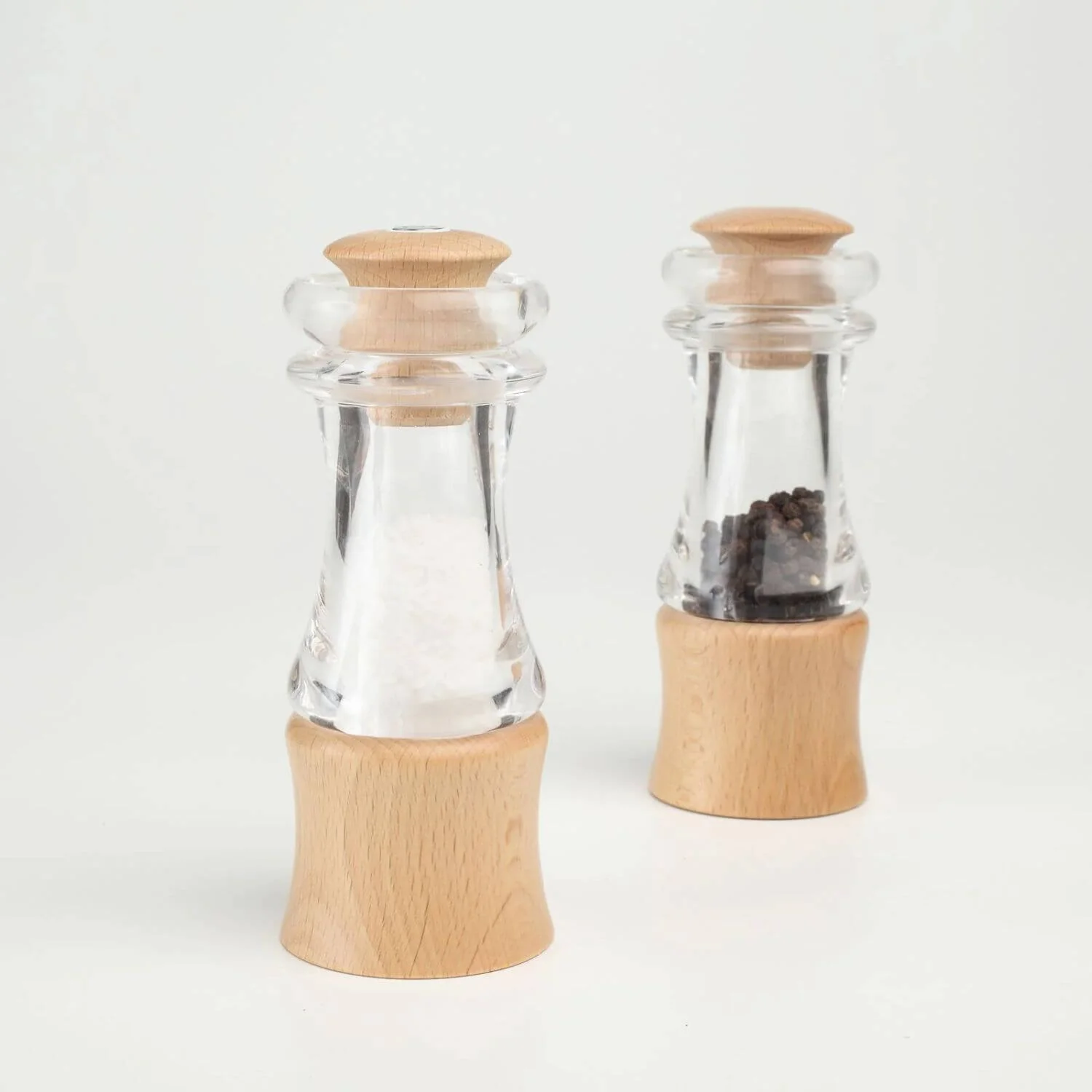 T&G Woodware Classic Beech 15cm Salt Mill - Image 2