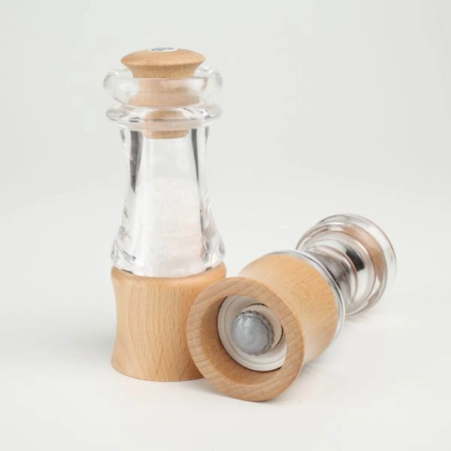 T&G Woodware Classic Beech 15cm Salt Mill - Image 5