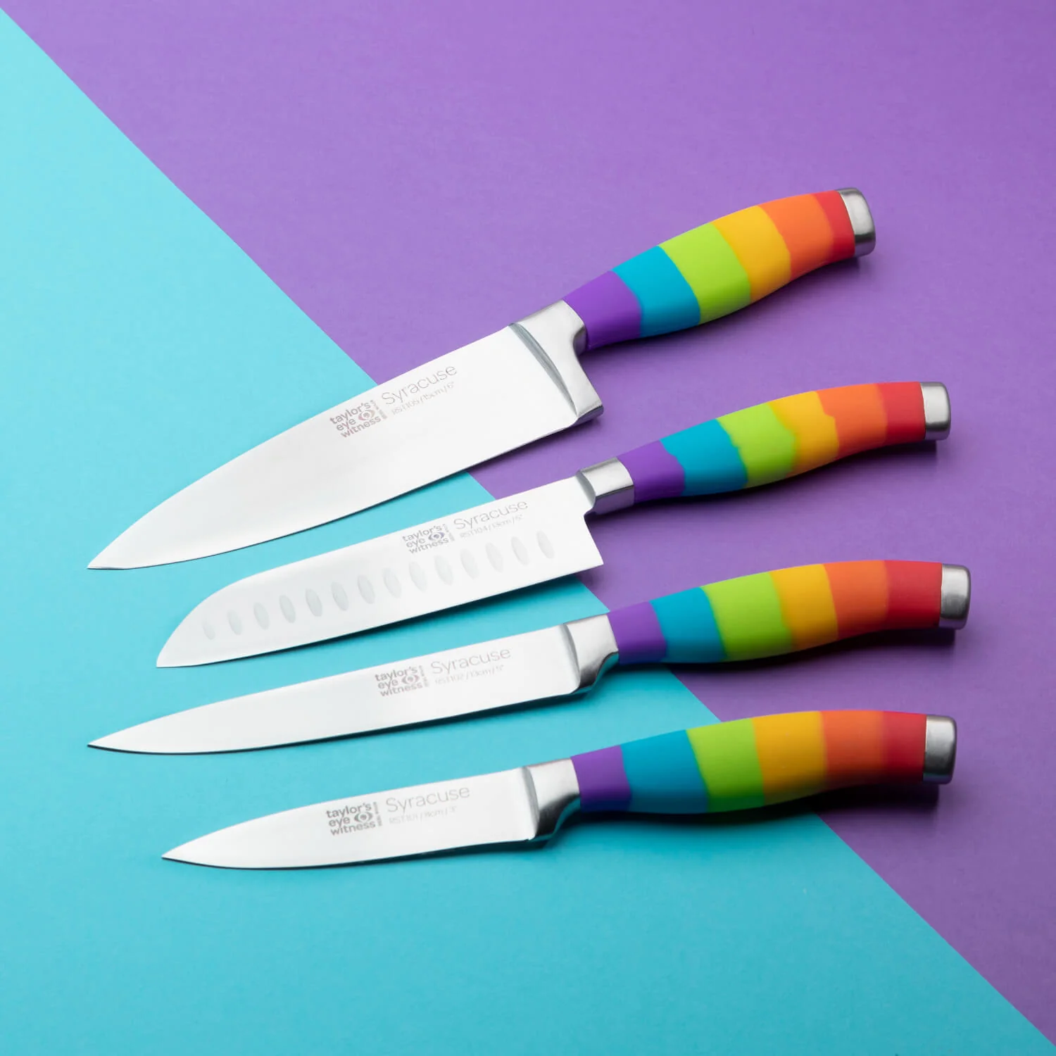 Taylor's Eye Witness 13cm Syracuse Serrated Utility Knife - Rainbow - Image 4