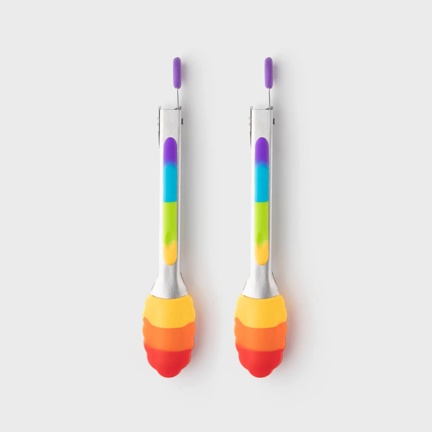 Taylor's Eye Witness 2-Piece Mini Silicone Tong Set - Rainbow - Image 3