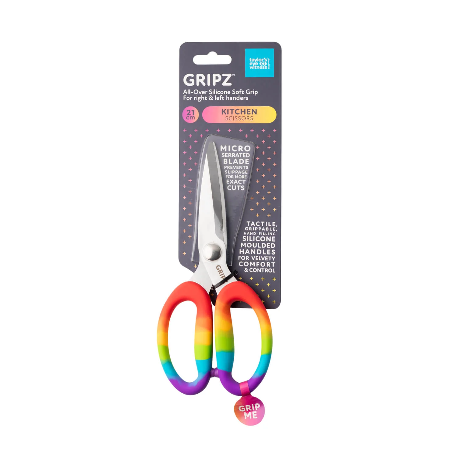Taylor's Eye Witness Rainbow Gripz Kitchen Scissors - Image 4