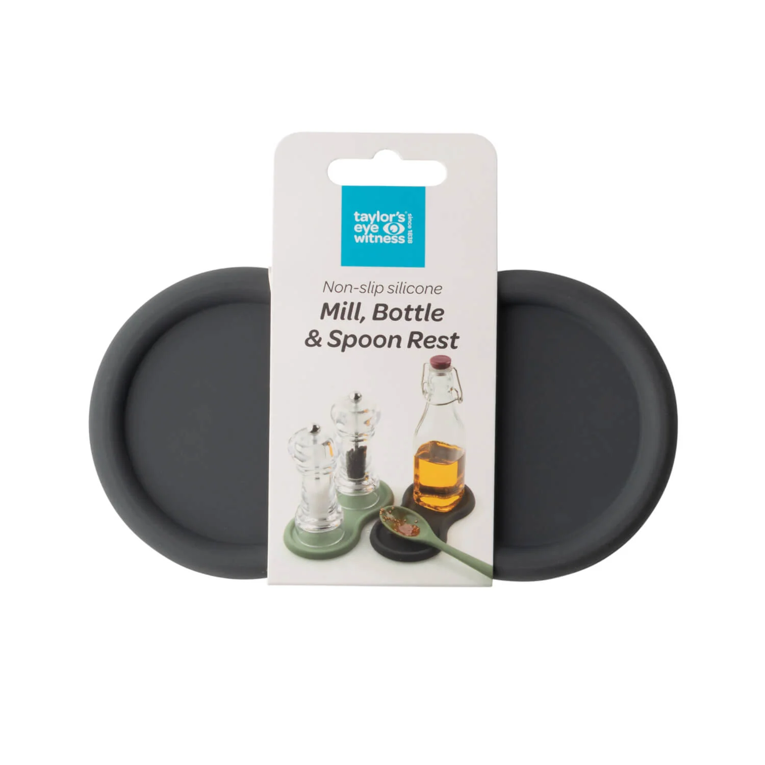 Taylor's Eye Witness Silicone Mill, Bottle & Spoon Rest - Graphite - Image 2