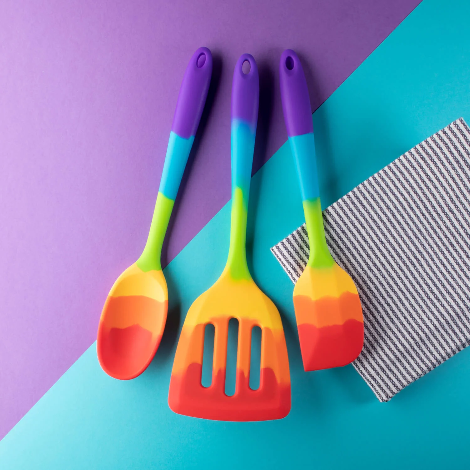 Taylor's Eye Witness Silicone Spatula - Rainbow - Image 6