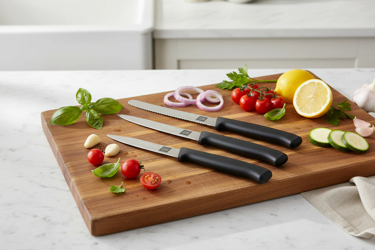 Taylor's Eye Witness Small 3-Piece Knife Set - Black - Image 3