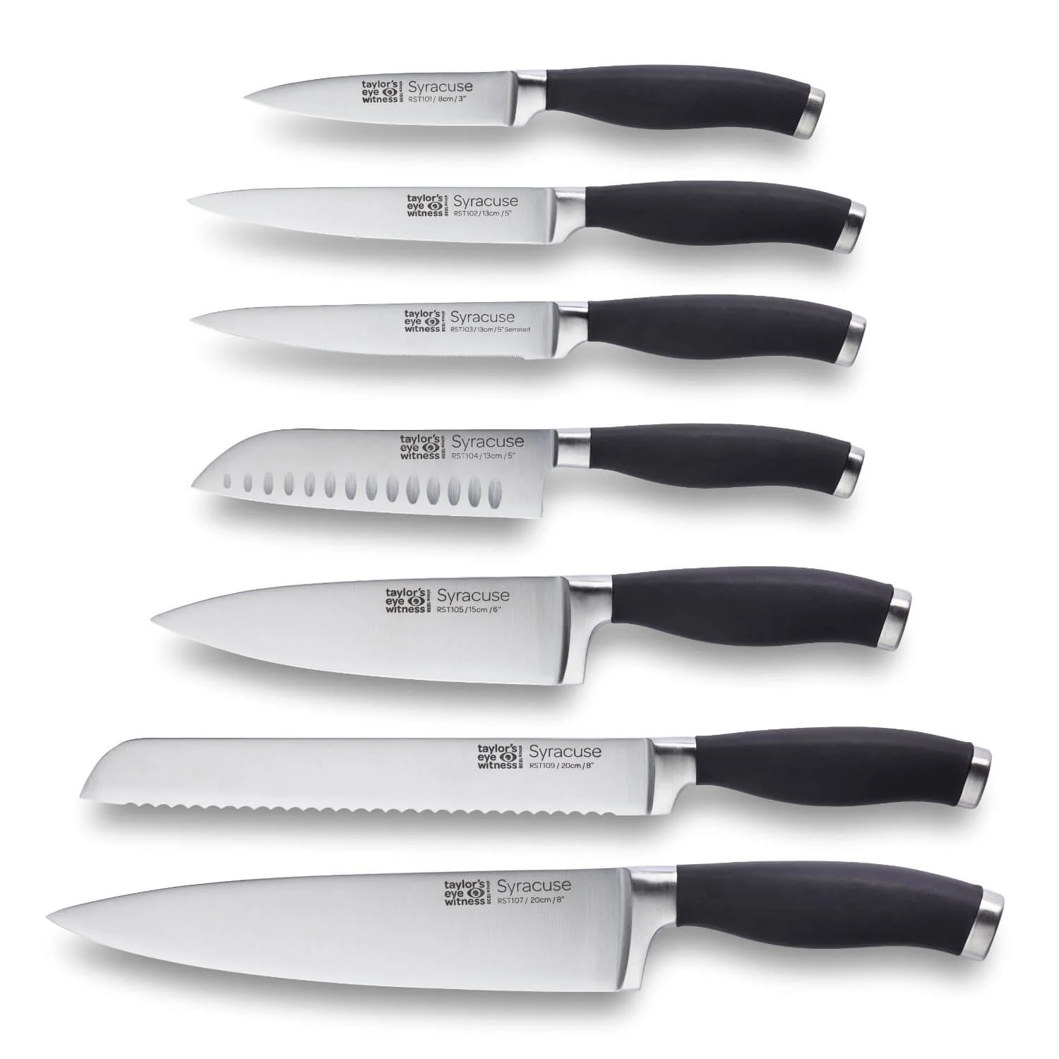 Taylor's Eye Witness Syracuse 20cm Bread Knife - Black - Image 2