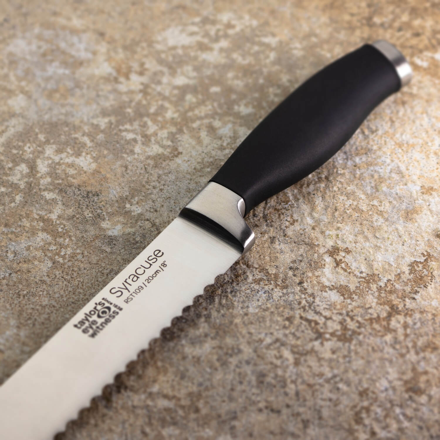 Taylor's Eye Witness Syracuse 20cm Bread Knife - Black - Image 3