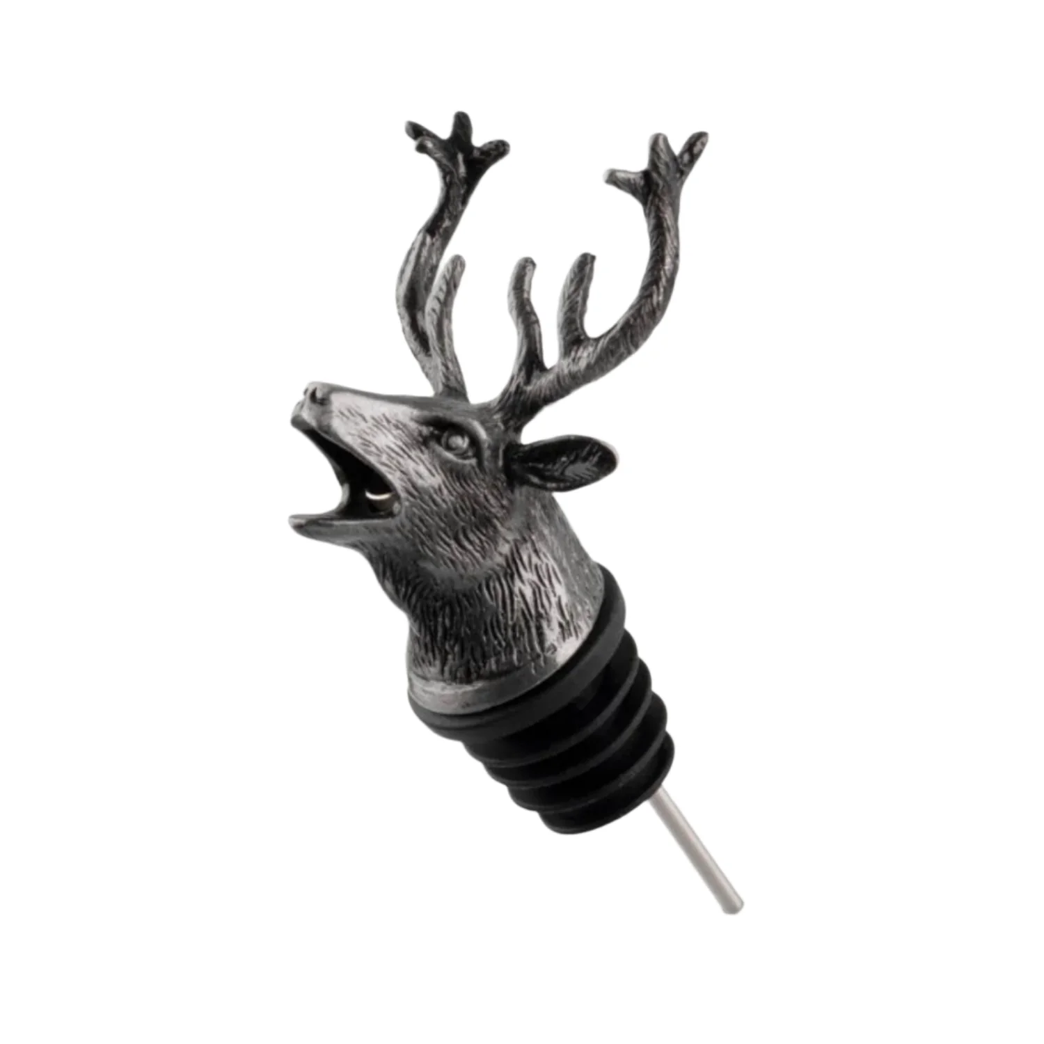 Taylor's Eye Witness Taproom Stag Bottle Pourer - Pewter