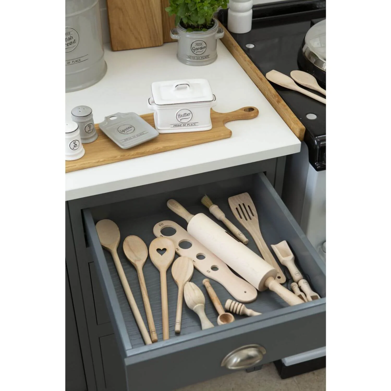 T&G Woodware Beech Spaghetti Spoon - Image 4