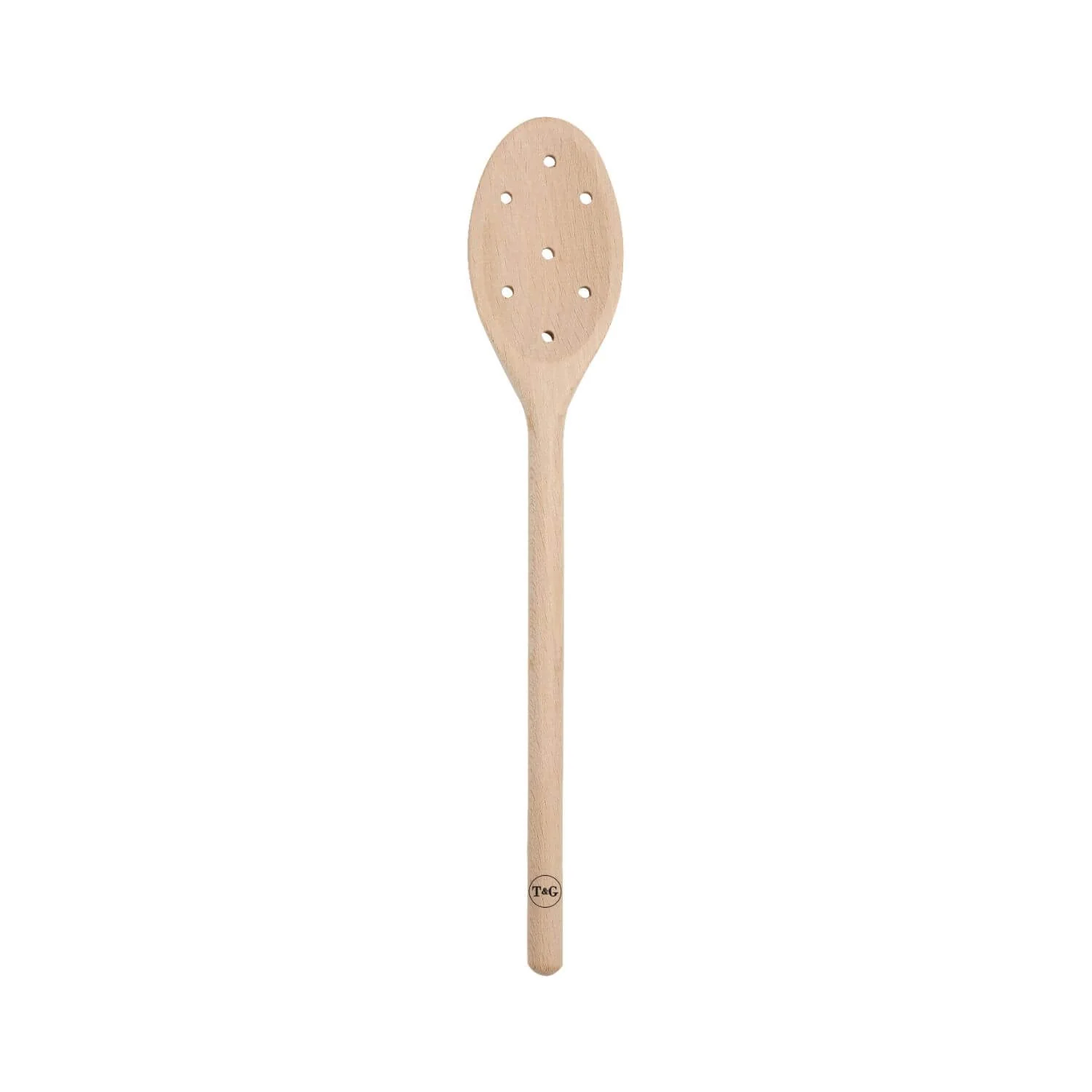 T&G Woodware Beech Spoon With Holes