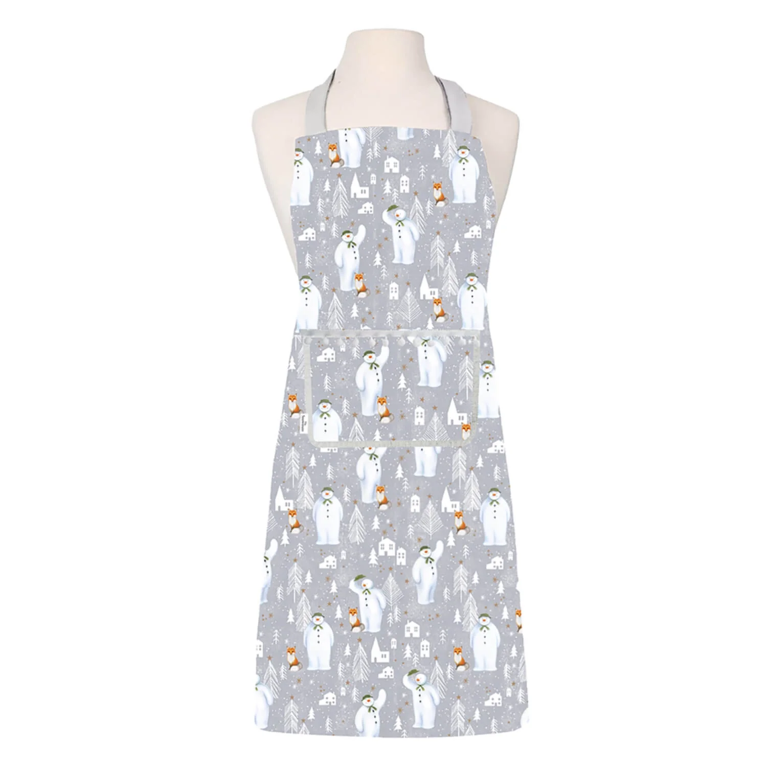 The Snowman 100% Cotton Apron - Alpine Adventure