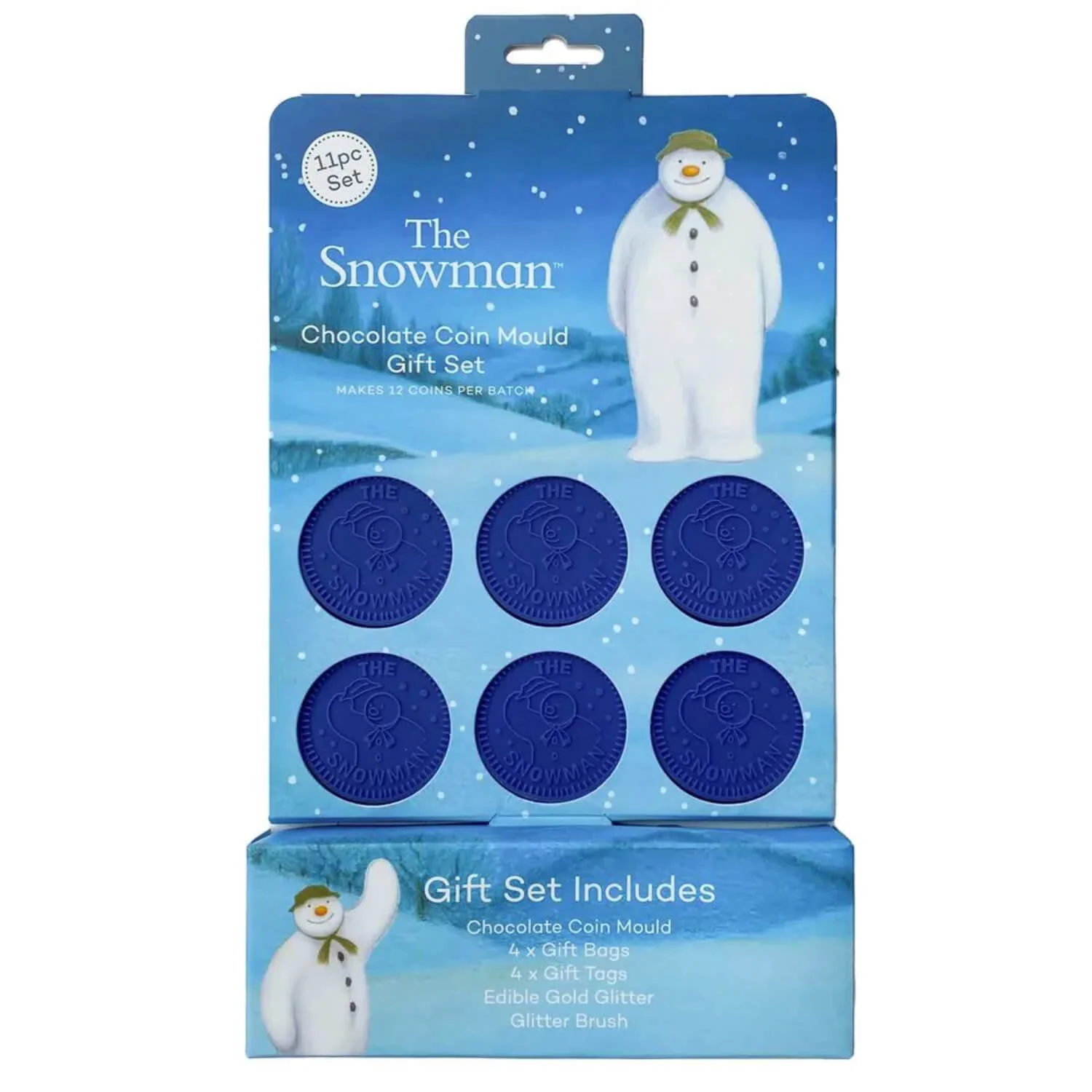 The Snowman Chocolate Coin Silicone Mould Gift Set - Image 3