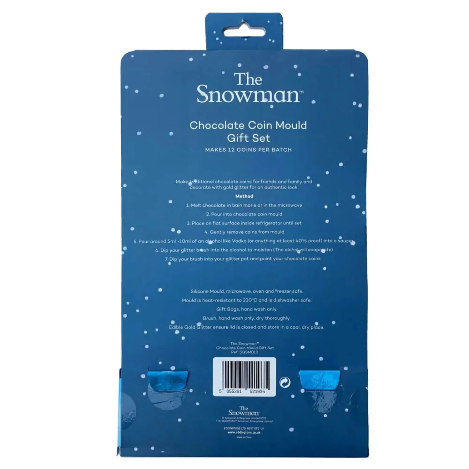 The Snowman Chocolate Coin Silicone Mould Gift Set - Image 4