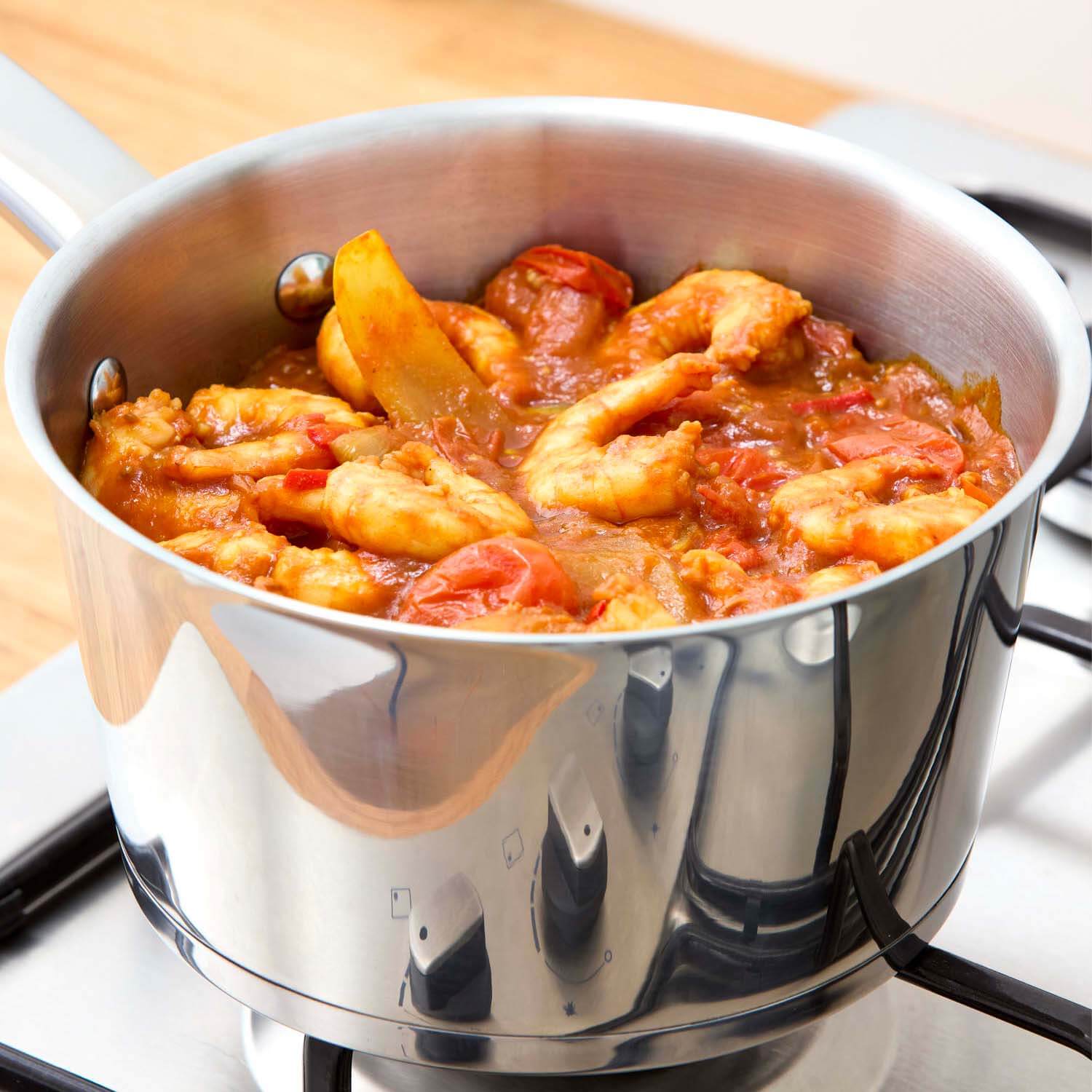 Tower Good Food Stainless Steel Saucepan Set - 3-Piece - Image 4