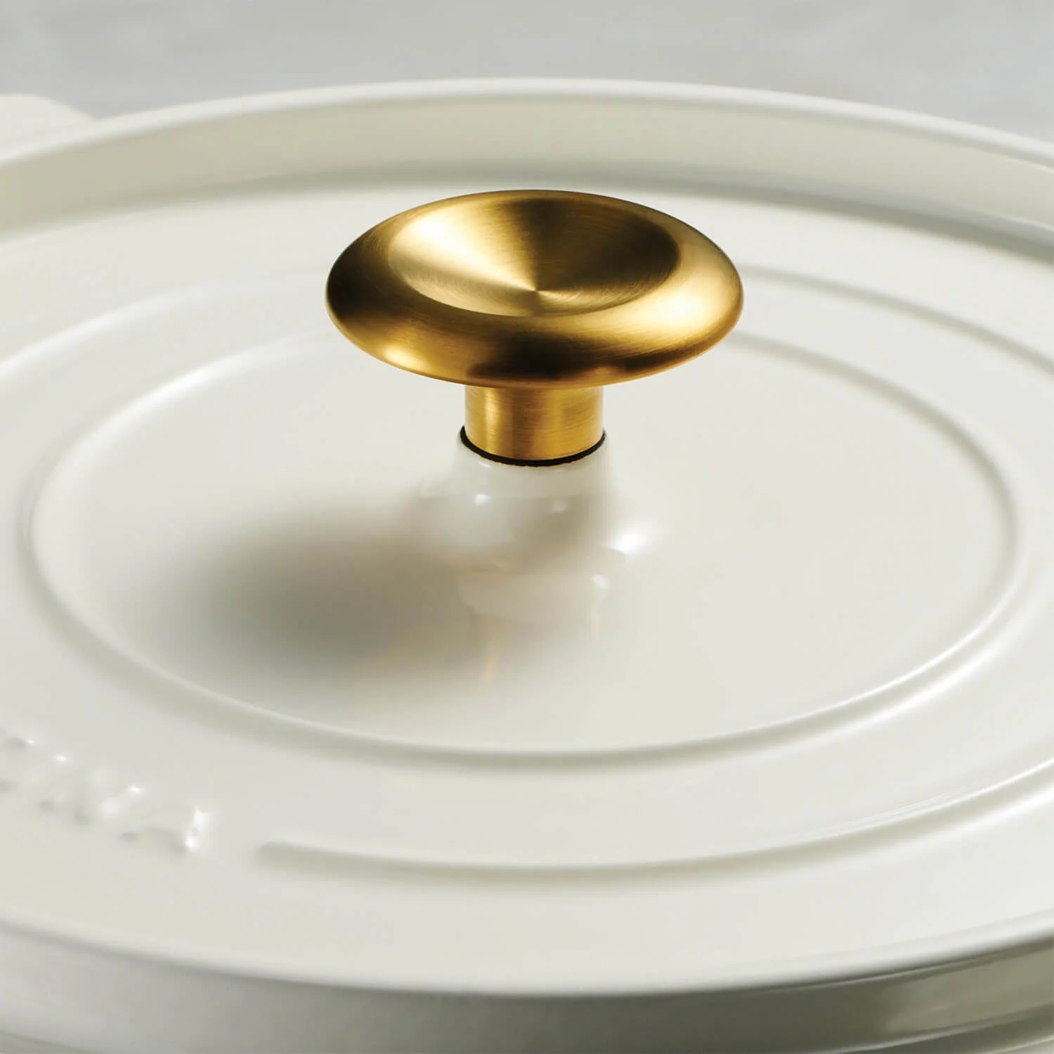 Tramontina 22cm Enamelled Cast Iron Round Casserole - Latte - Image 2