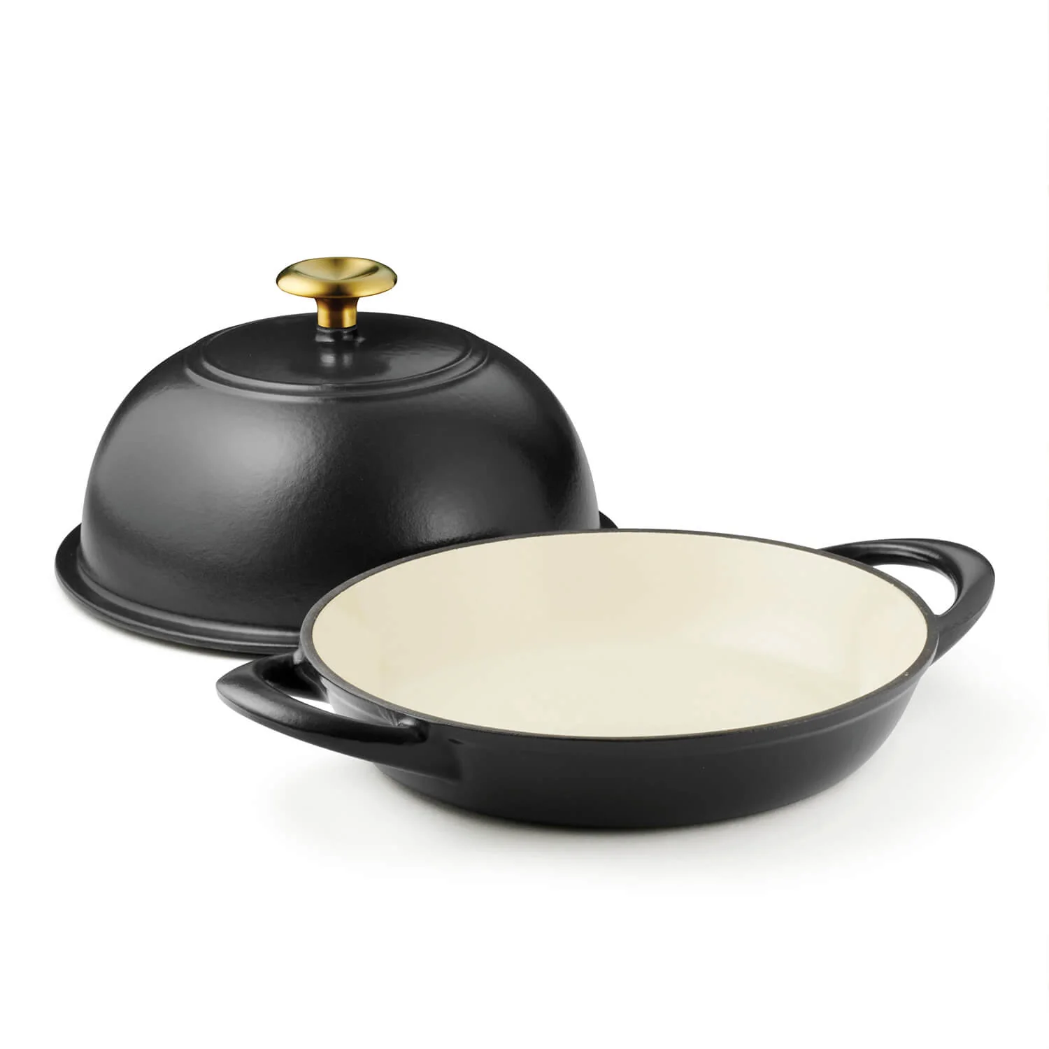 Tramontina 24cm Enamelled Cast Iron Bread Oven - Black - Image 2