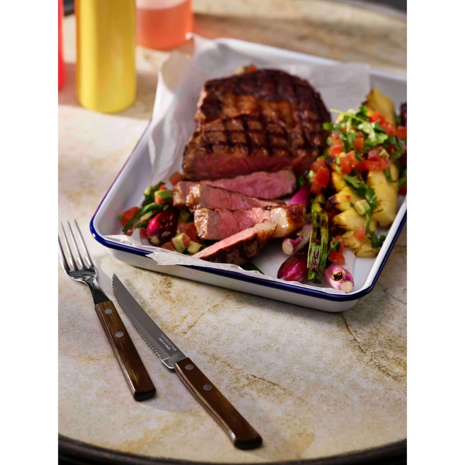 Tramontina Churrasco 5" Wooden Handled Steak Knife - Image 6