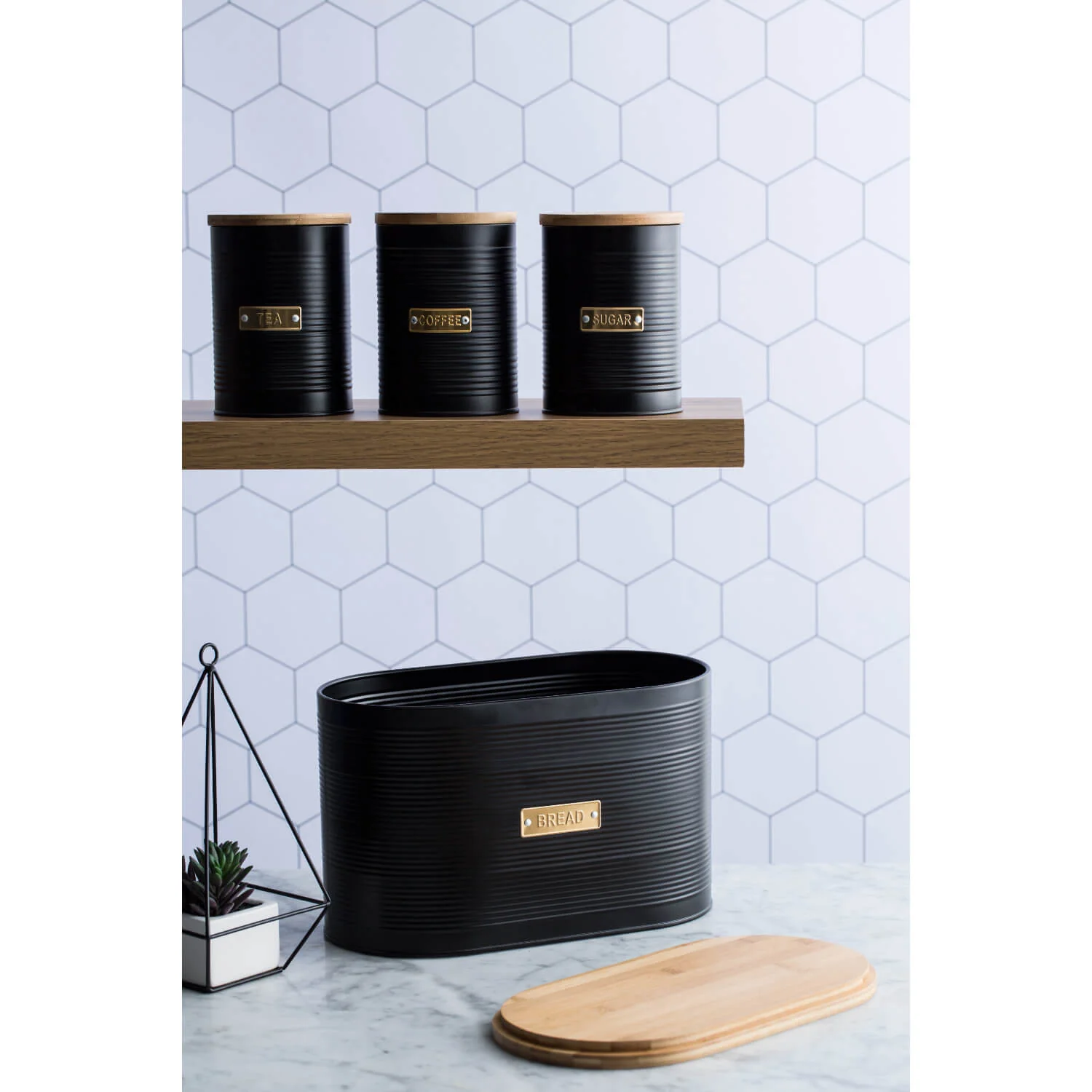 Typhoon Living 6 Piece Kitchen Storage Set - Otto Black - Image 9