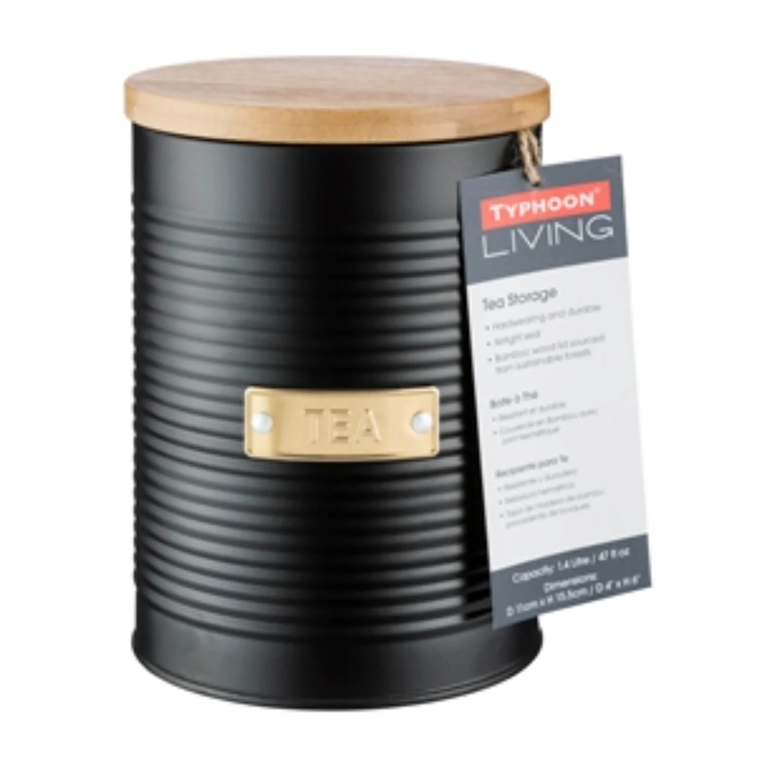 Typhoon Living 3 Piece Canister Set - Otto Black - Image 5