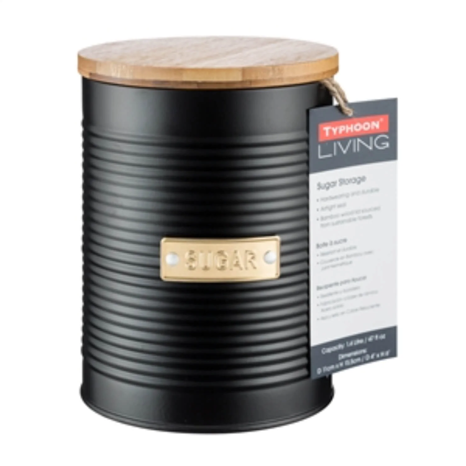 Typhoon Living 3 Piece Canister Set - Otto Black - Image 7