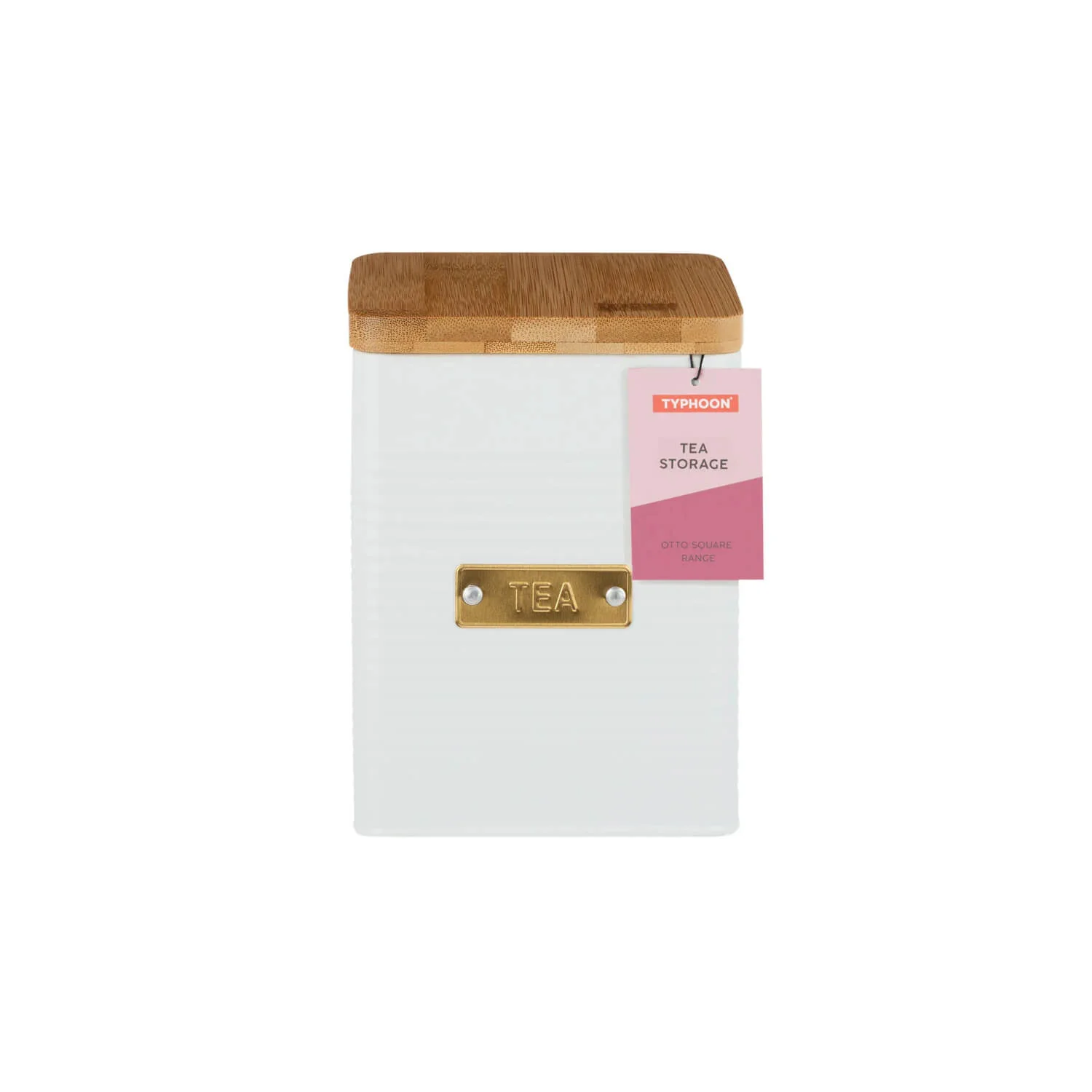 Typhoon Square Tea Canister - Otto White - Image 2