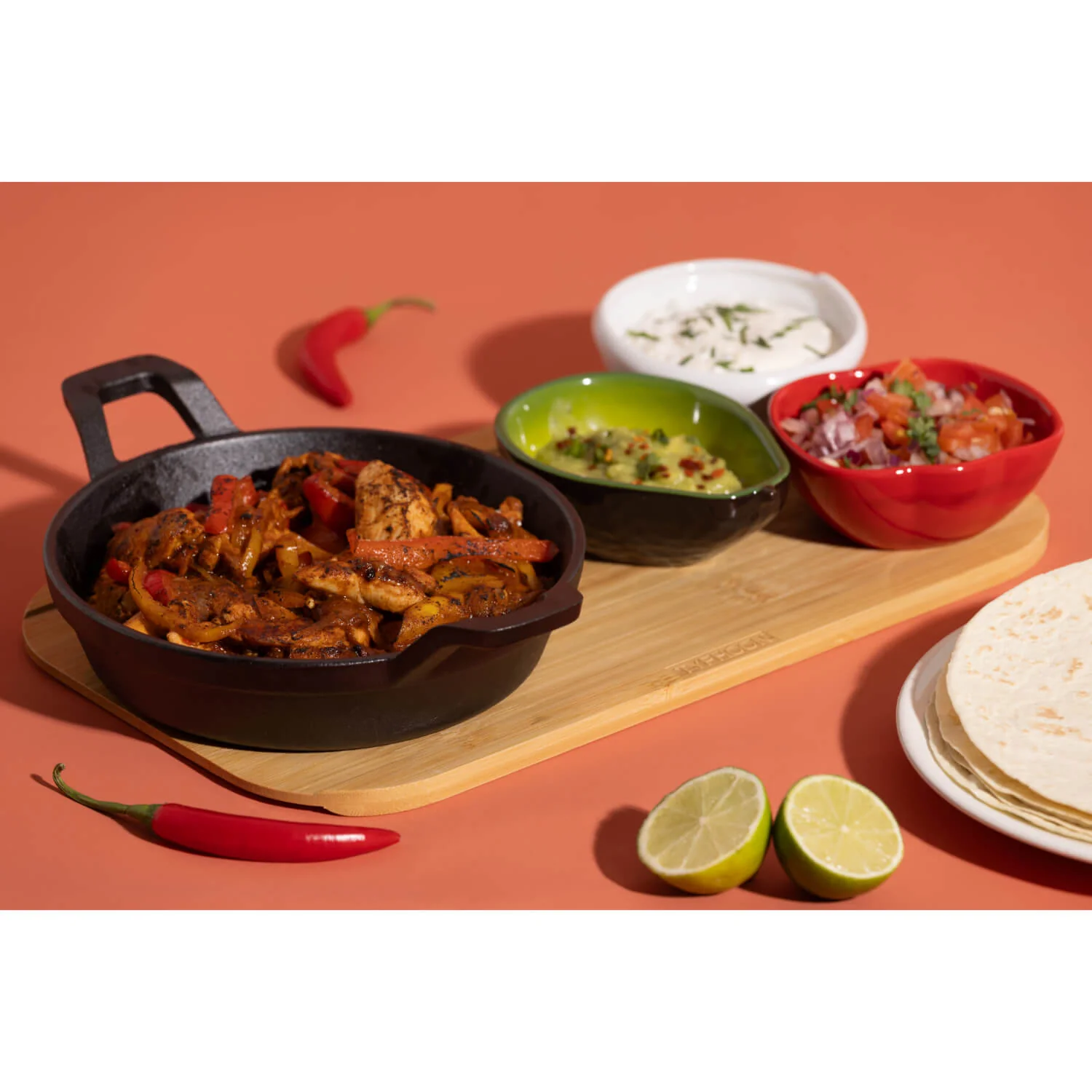 Typhoon World Foods 18cm Fajita Serving Set - Image 2