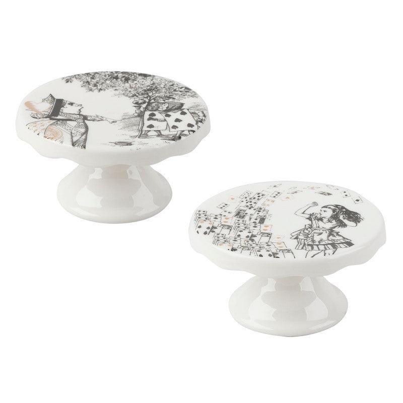 Alice in Wonderland Mini Cake Pedestals - Set of 2 - Image 2