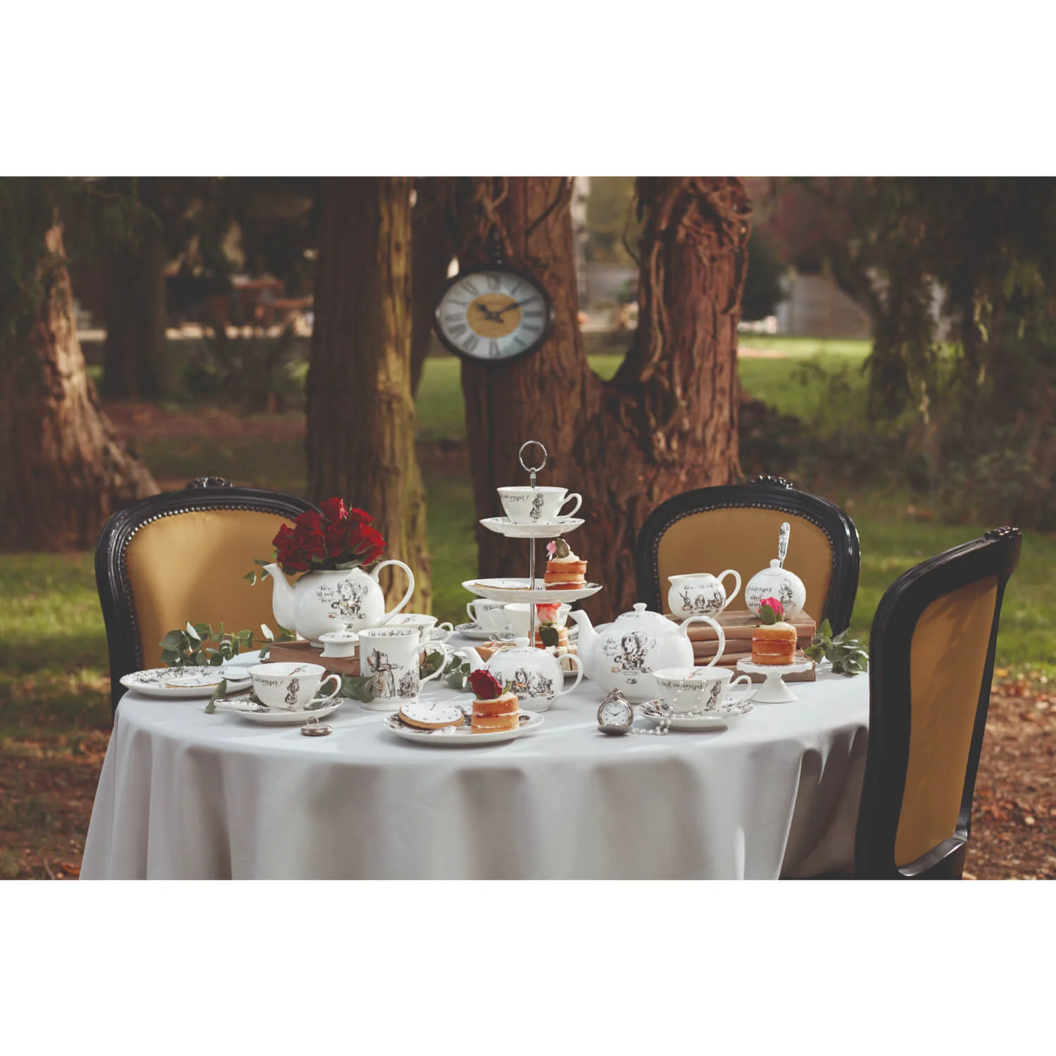 Alice in Wonderland Side Plates - Set of 4 - Image 4