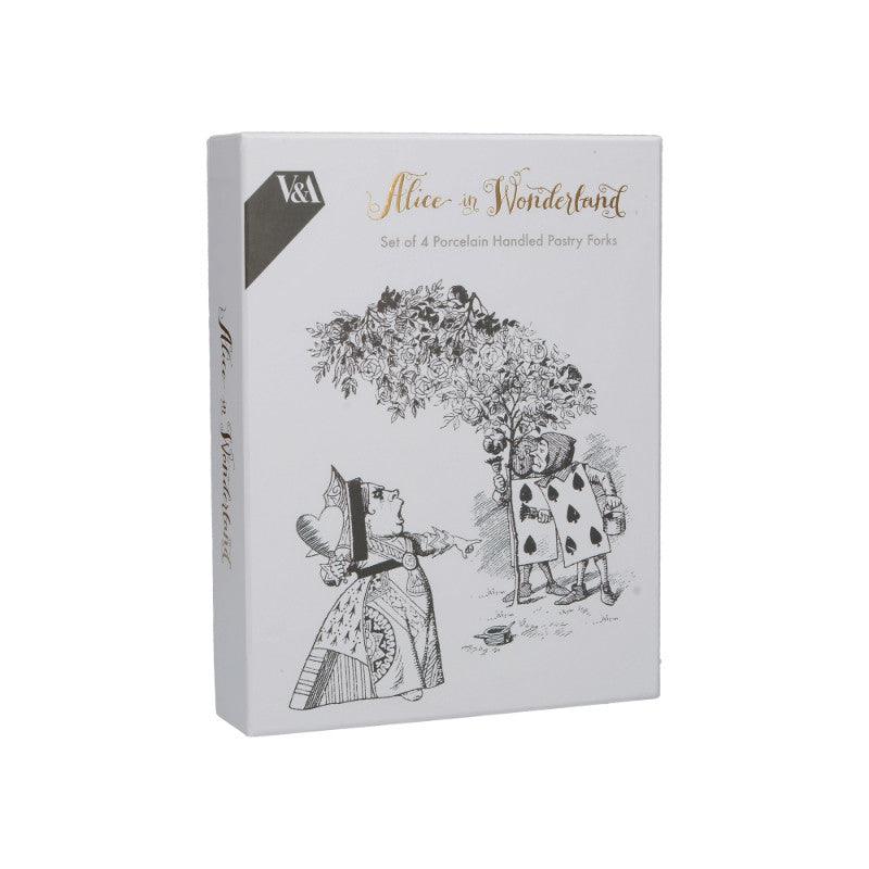 Alice in Wonderland Pastry Forks - Set of 4 - Image 3