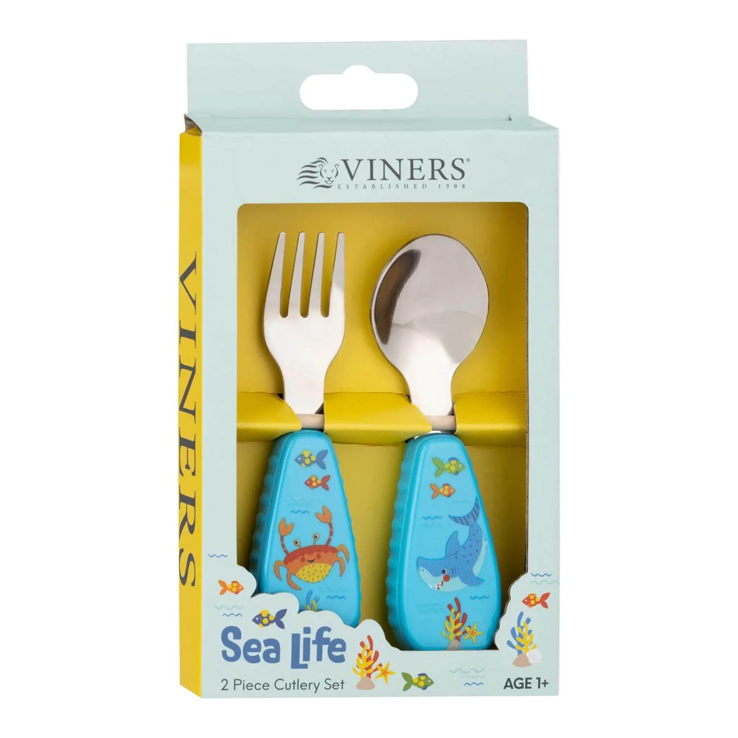 Viners Sea Life 2-Piece Childrens Cutlery Set - Image 3
