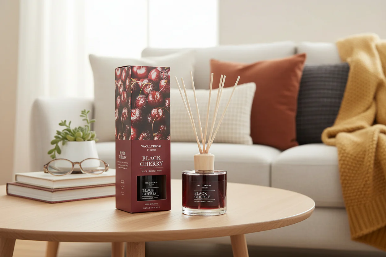 Wax Lyrical England 200ml Reed Diffuser - Black Cherry - Image 2
