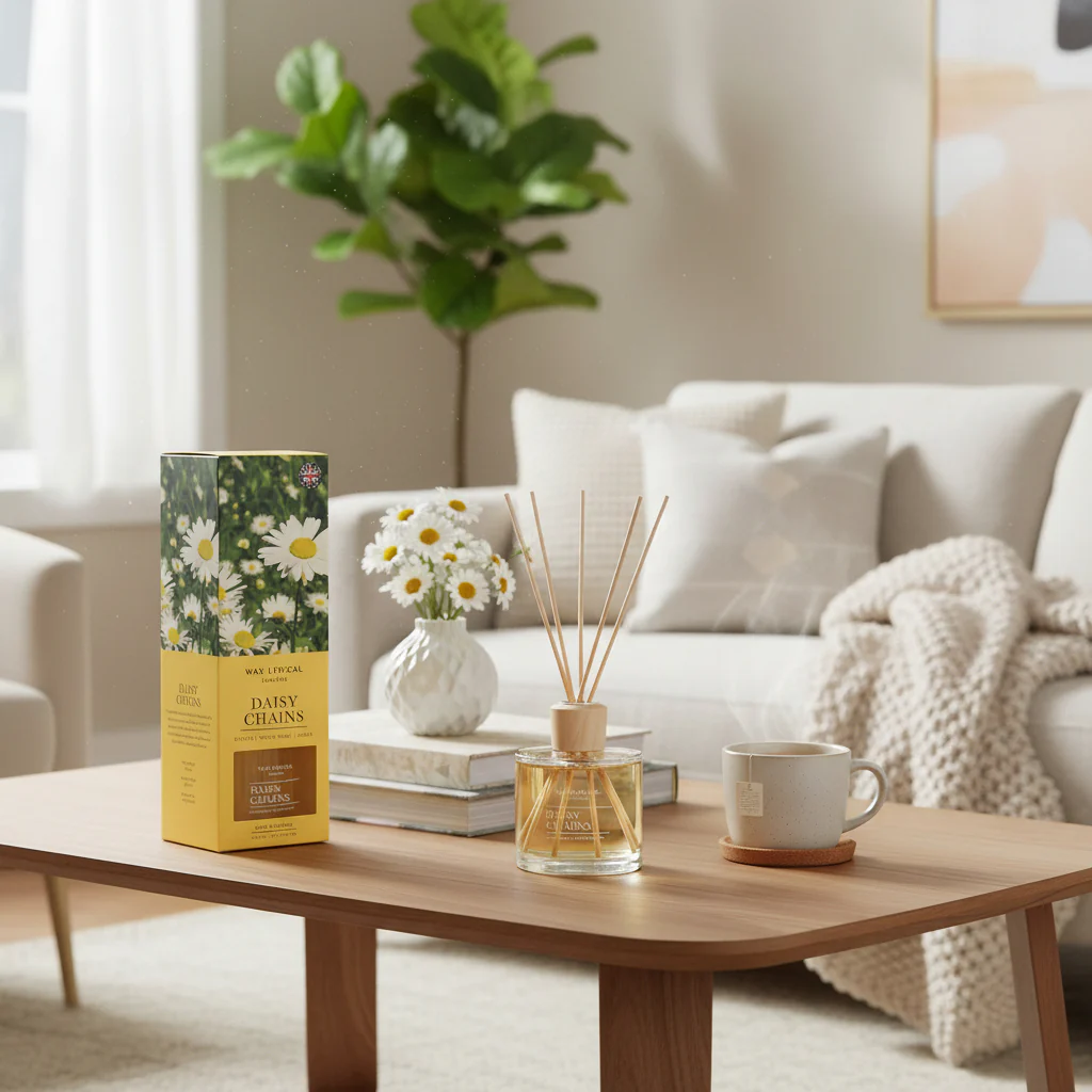 Wax Lyrical England 200ml Reed Diffuser - Daisy Chains - Image 2