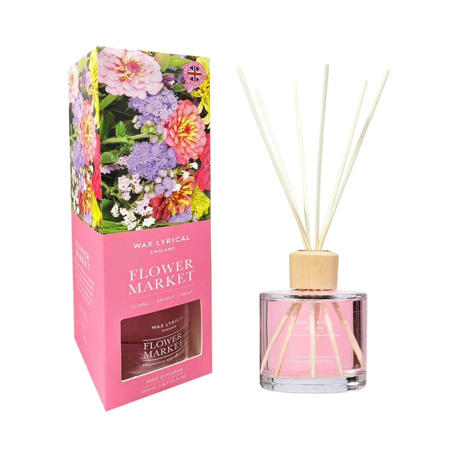 Wax Lyrical England 200ml Reed Diffuser - Flower Market